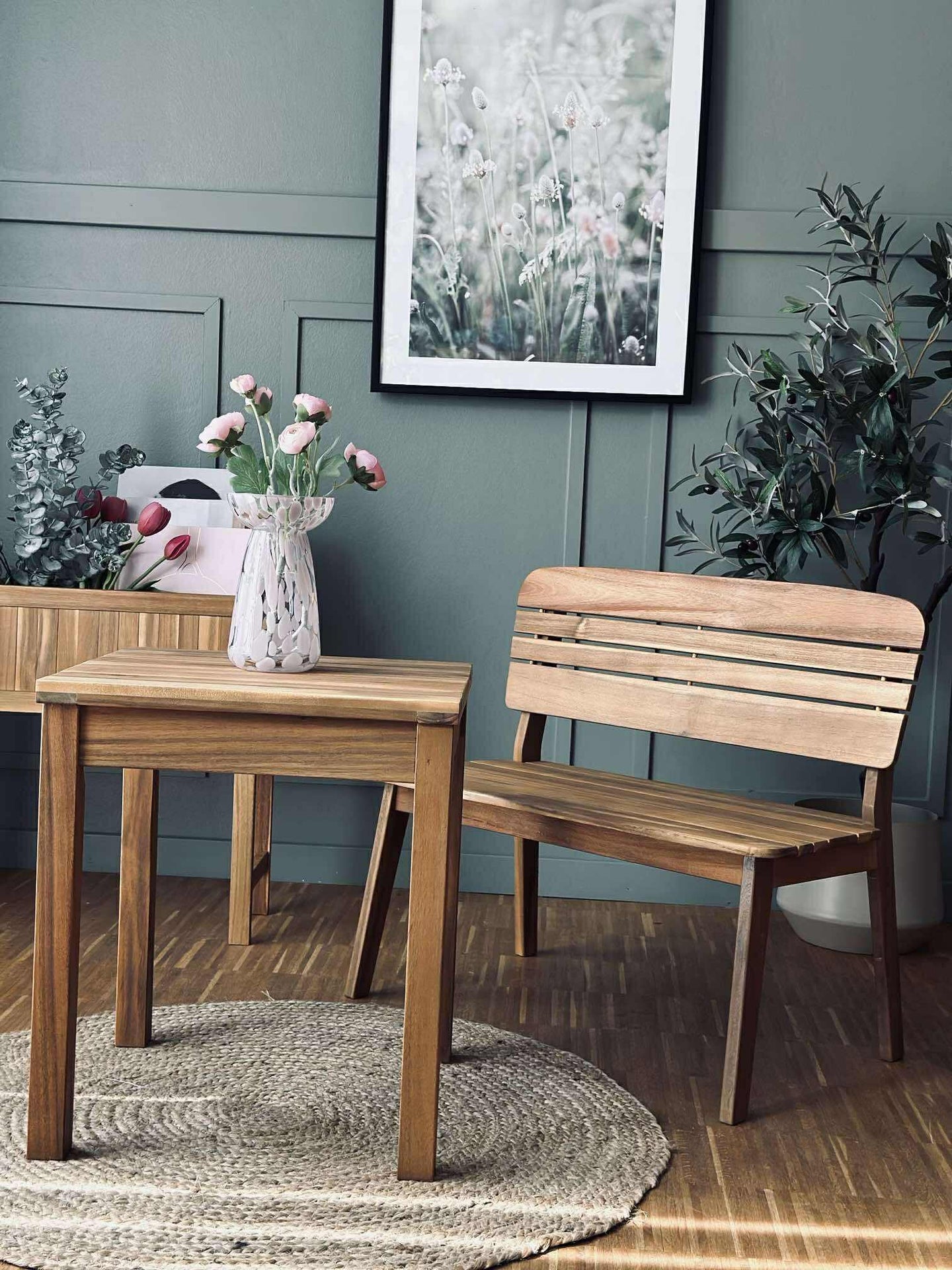 Pall - akacia för inomhus / utomhus