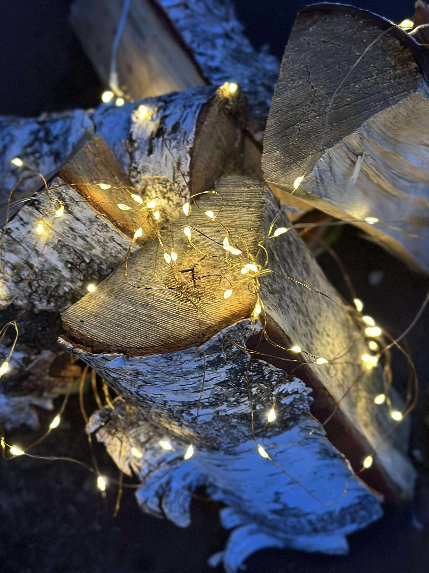 Ljusslinga med solceller - 200 ljus