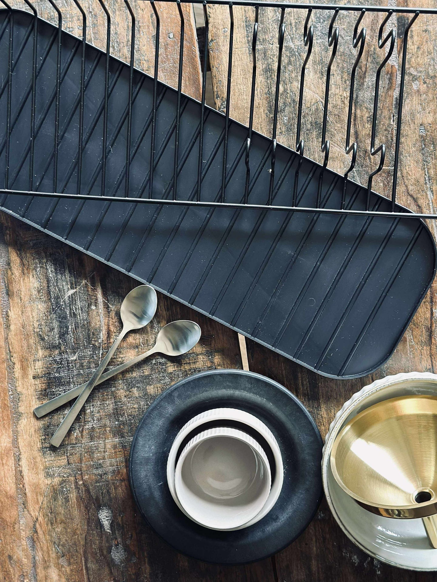 Diskställ med bricka