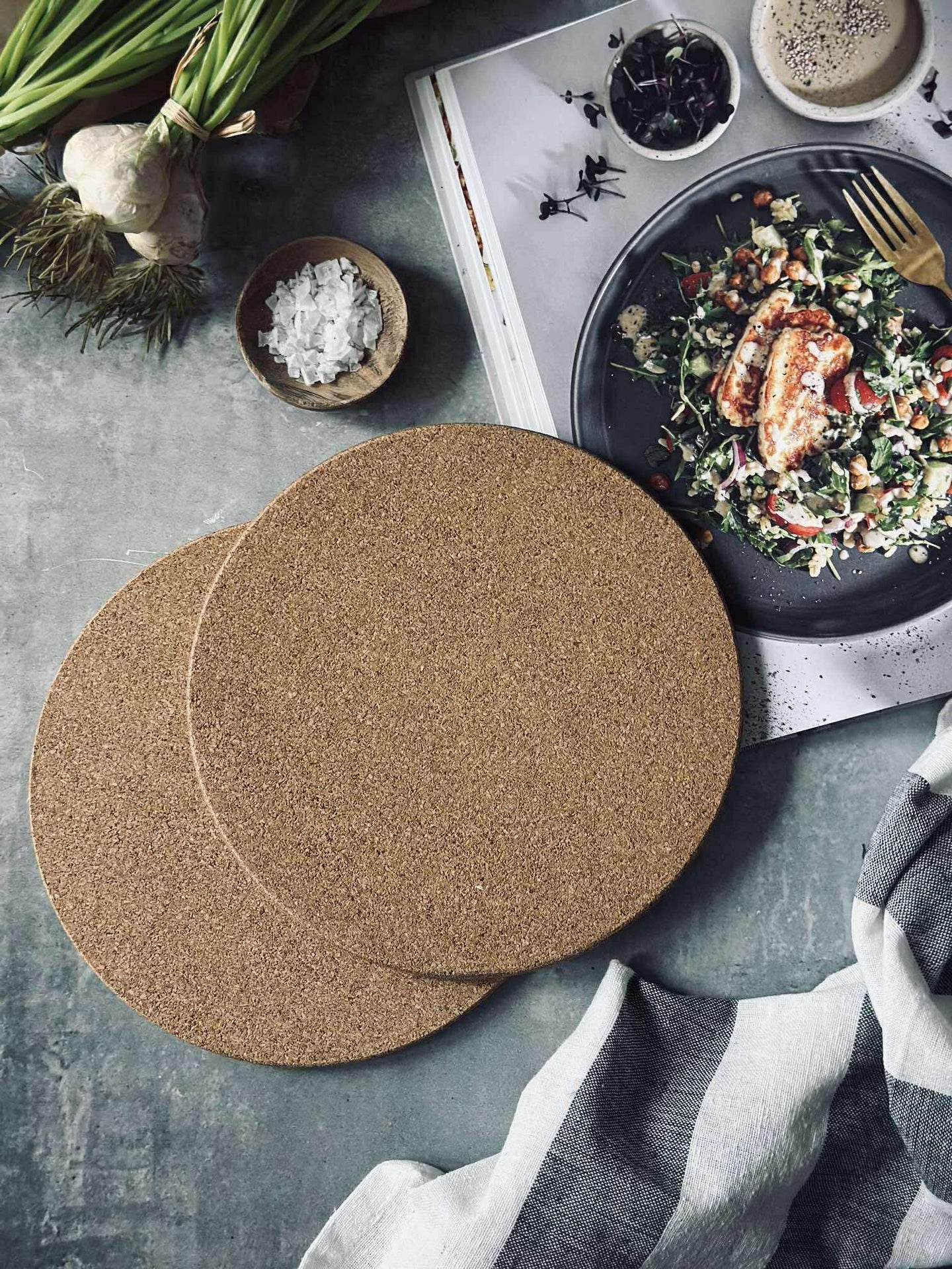 Bordunderlägg - Magnetisk kork 2 st.