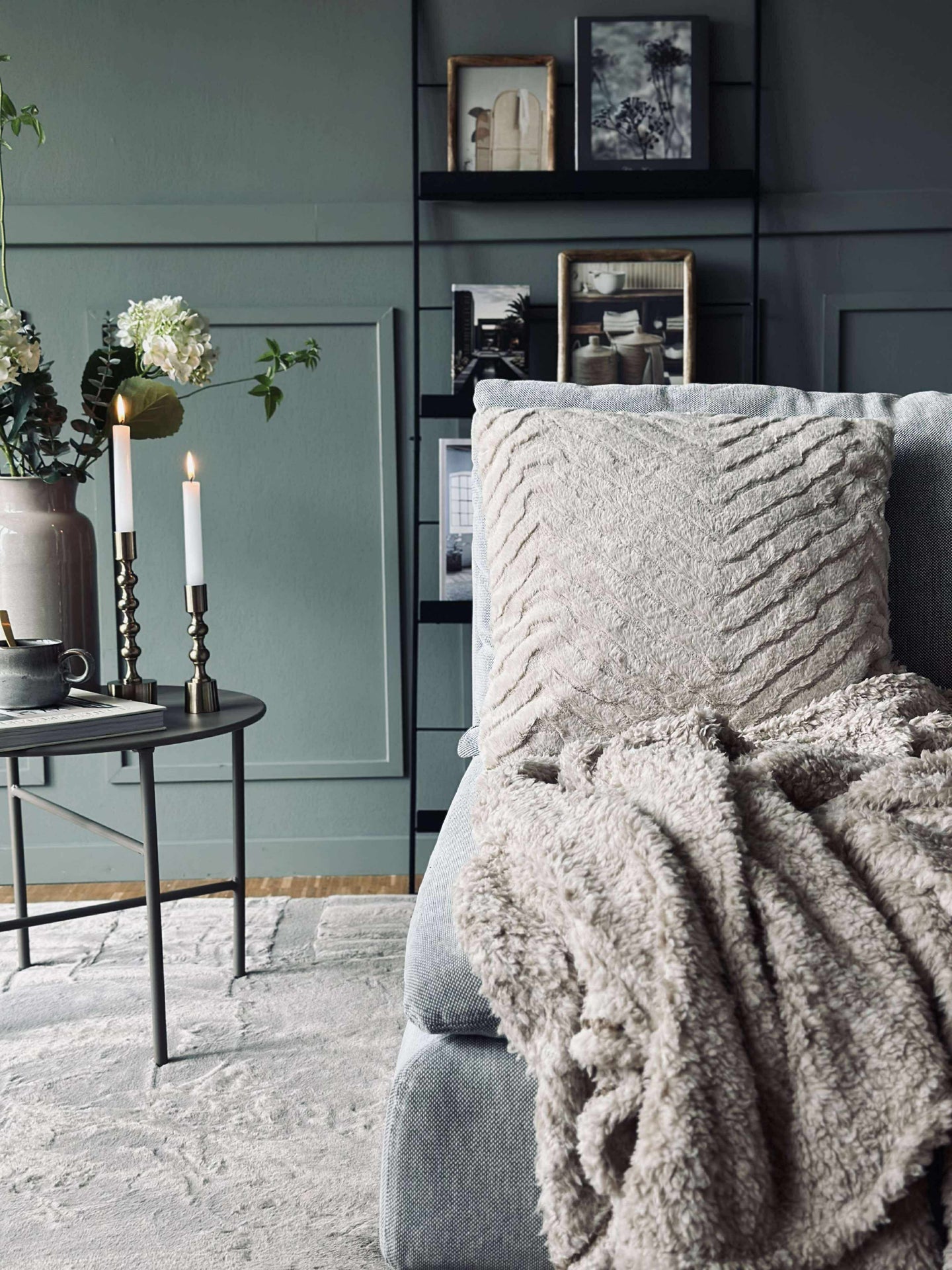 Kudde med fyllning - Beige