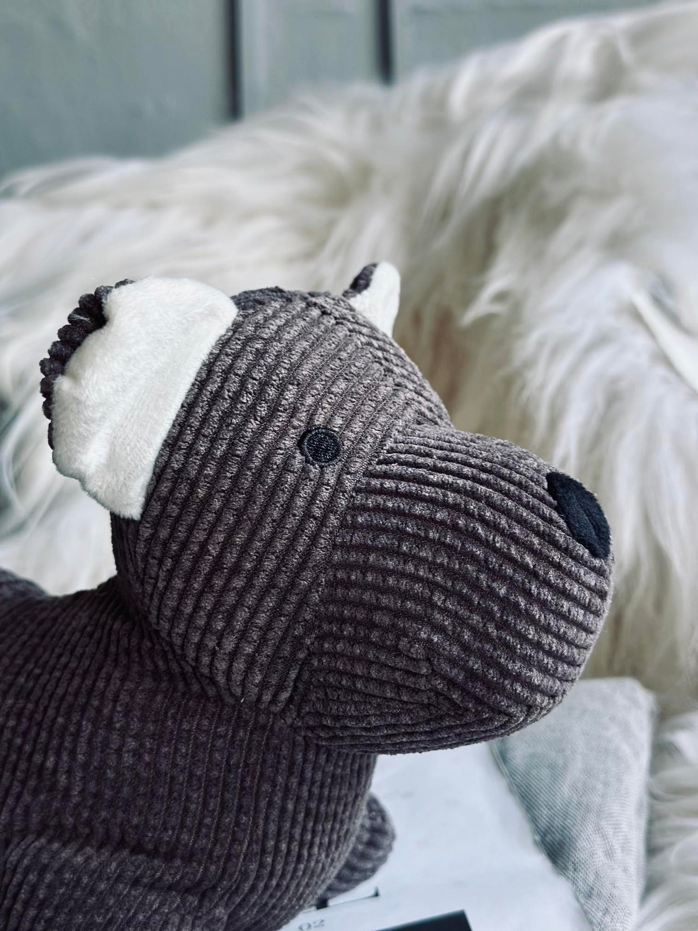 Dörrstopp hund - Brun sammet