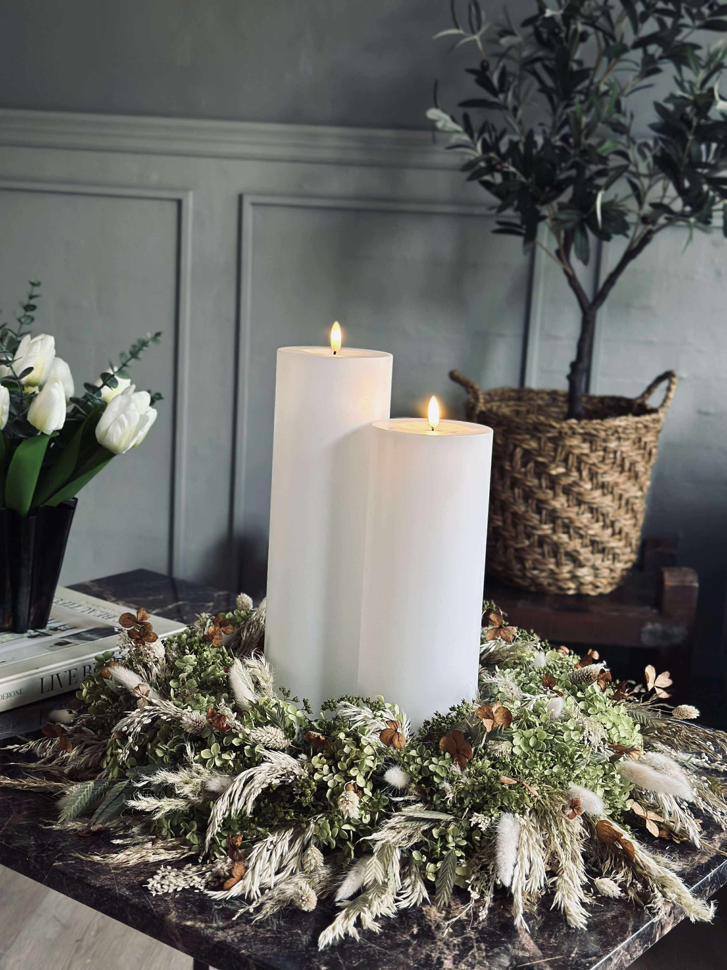 LED Utomhus XL Blockljus 35cm