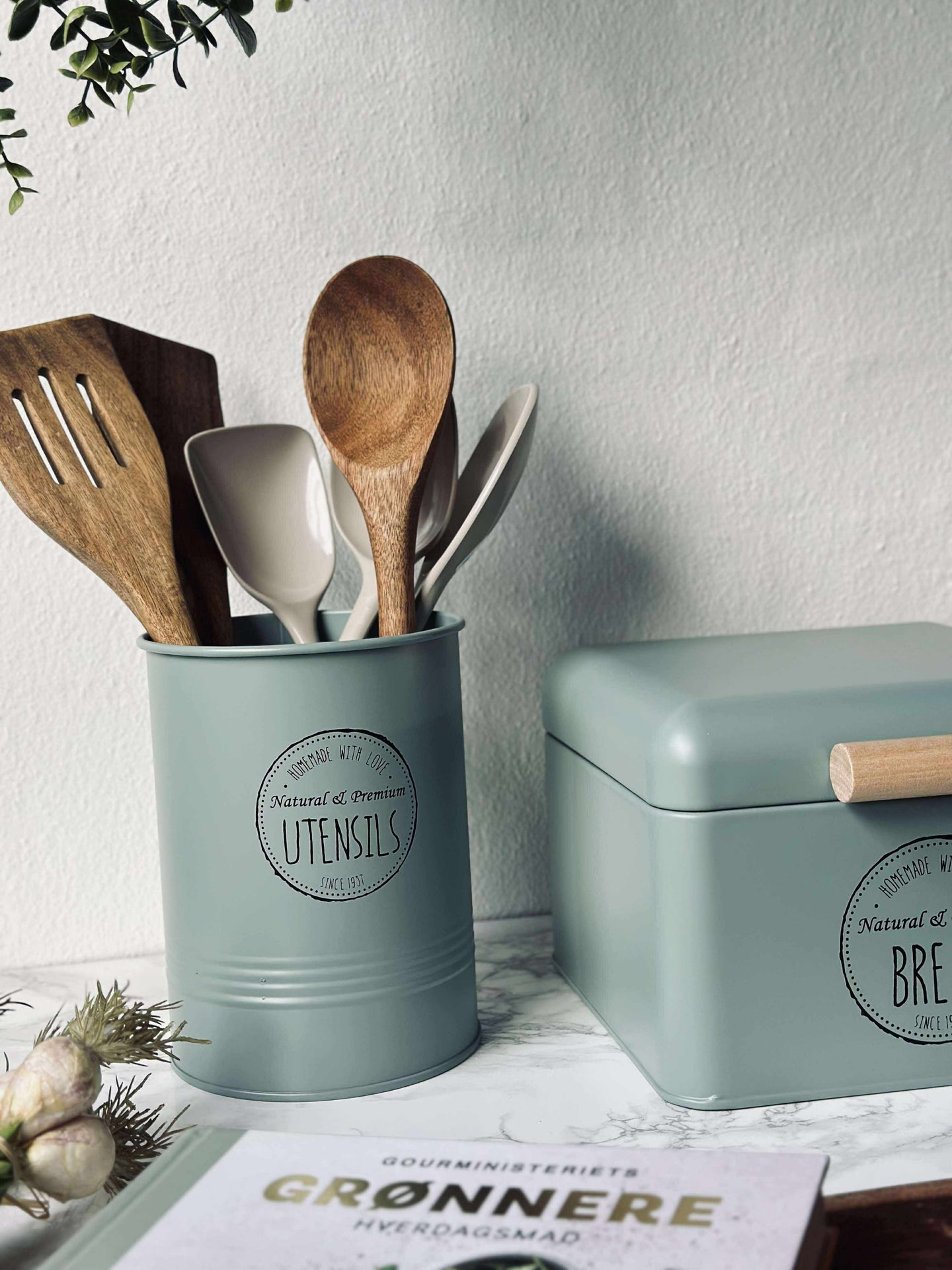 Bestickhållare - grön