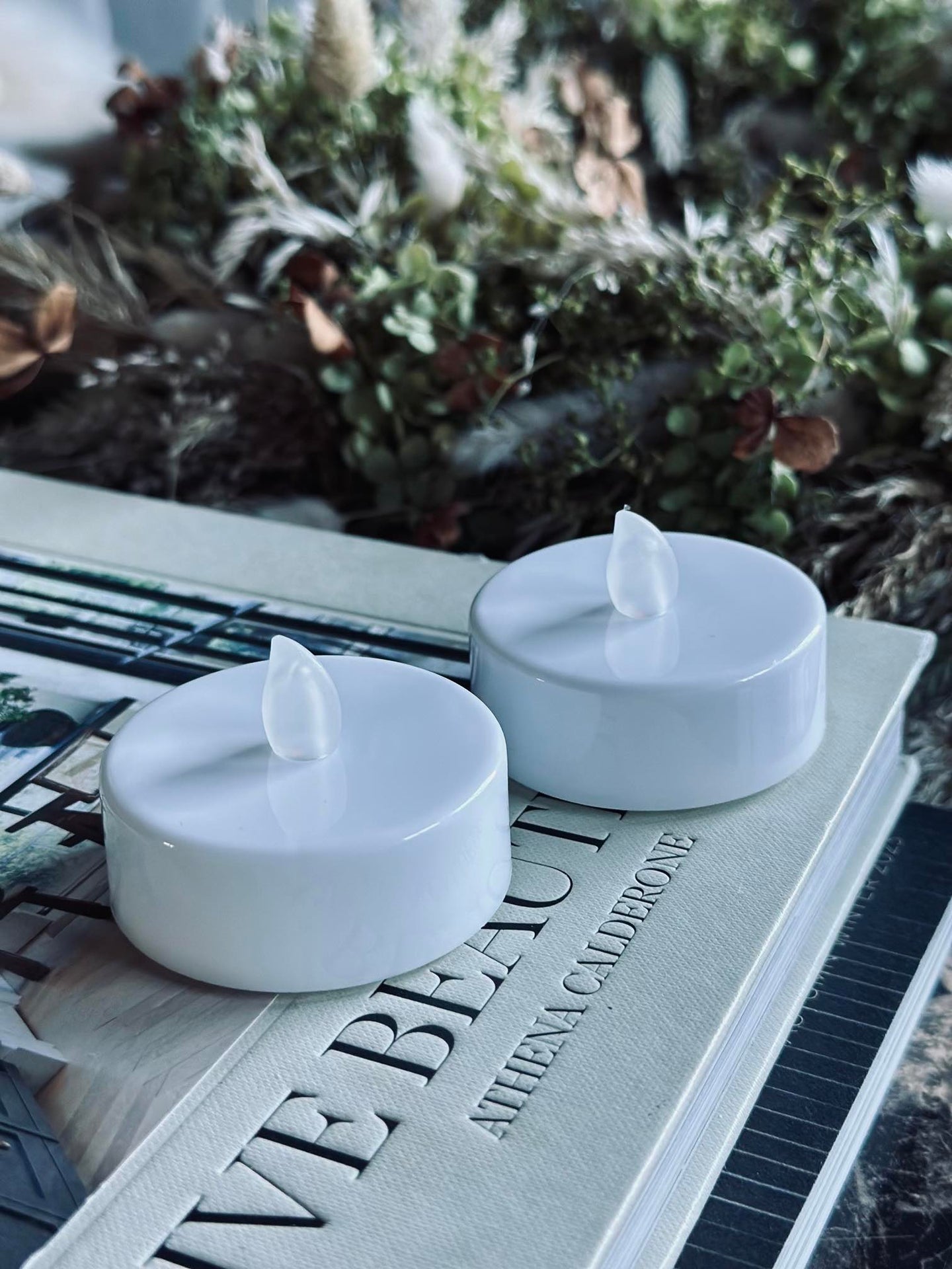 Jumbo värmeljus - 2 st.