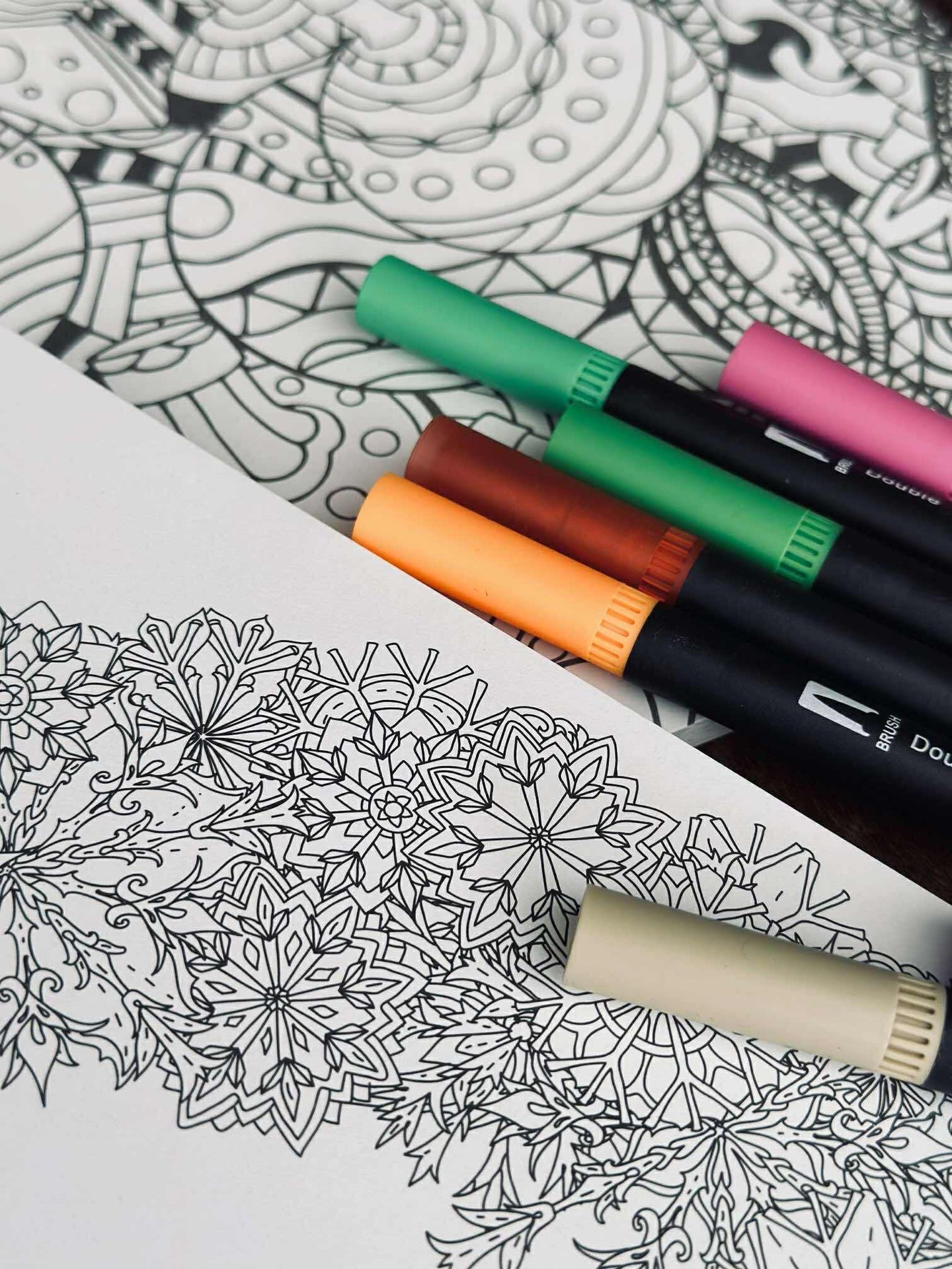 Målarbok för vuxna - Julmix