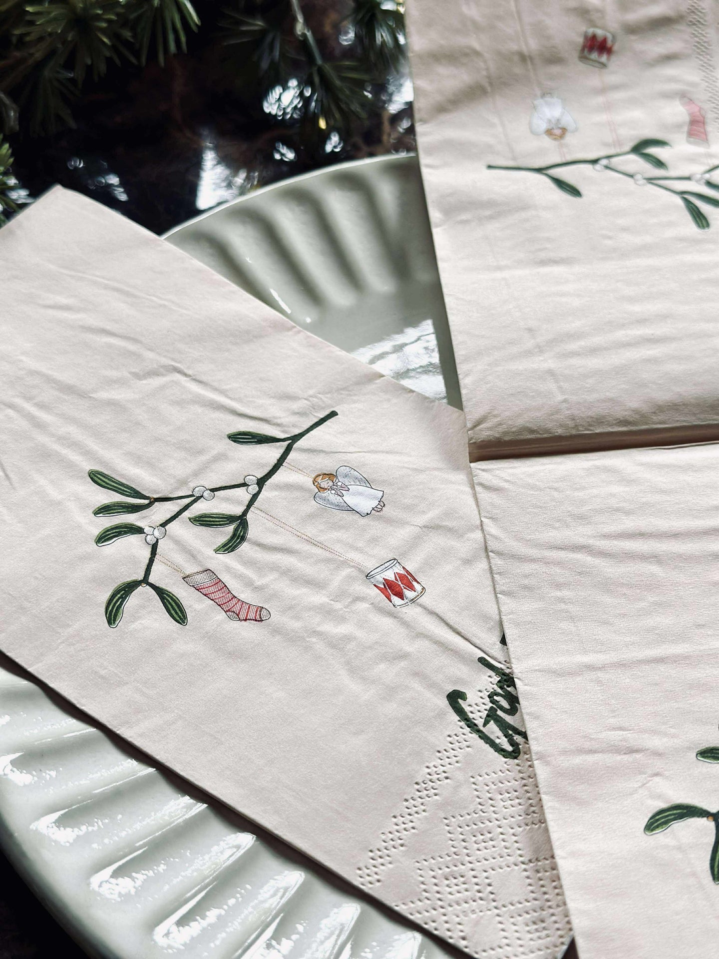 Servetter - 20st. Mistel