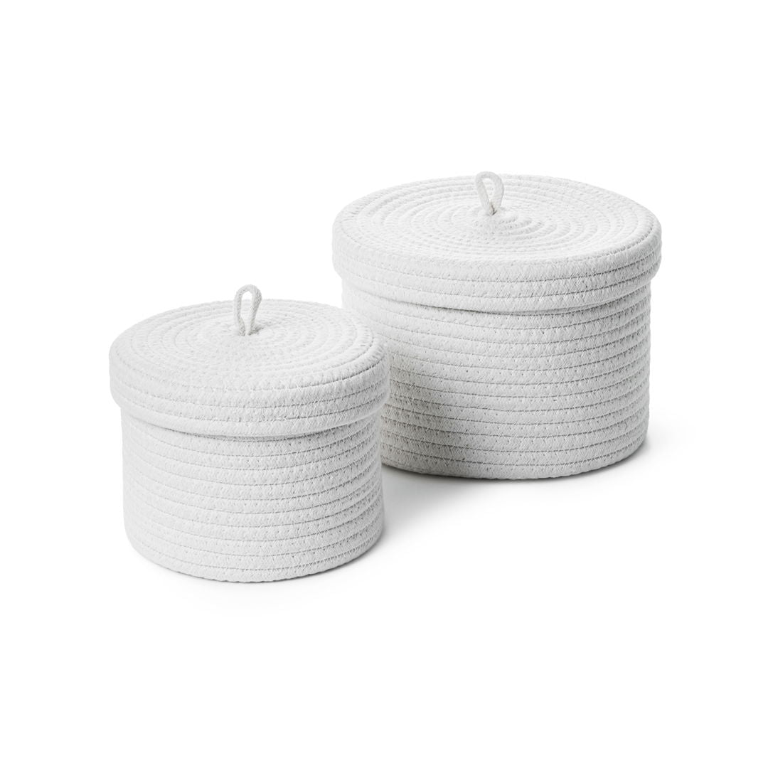 Korgar med lock 2 st