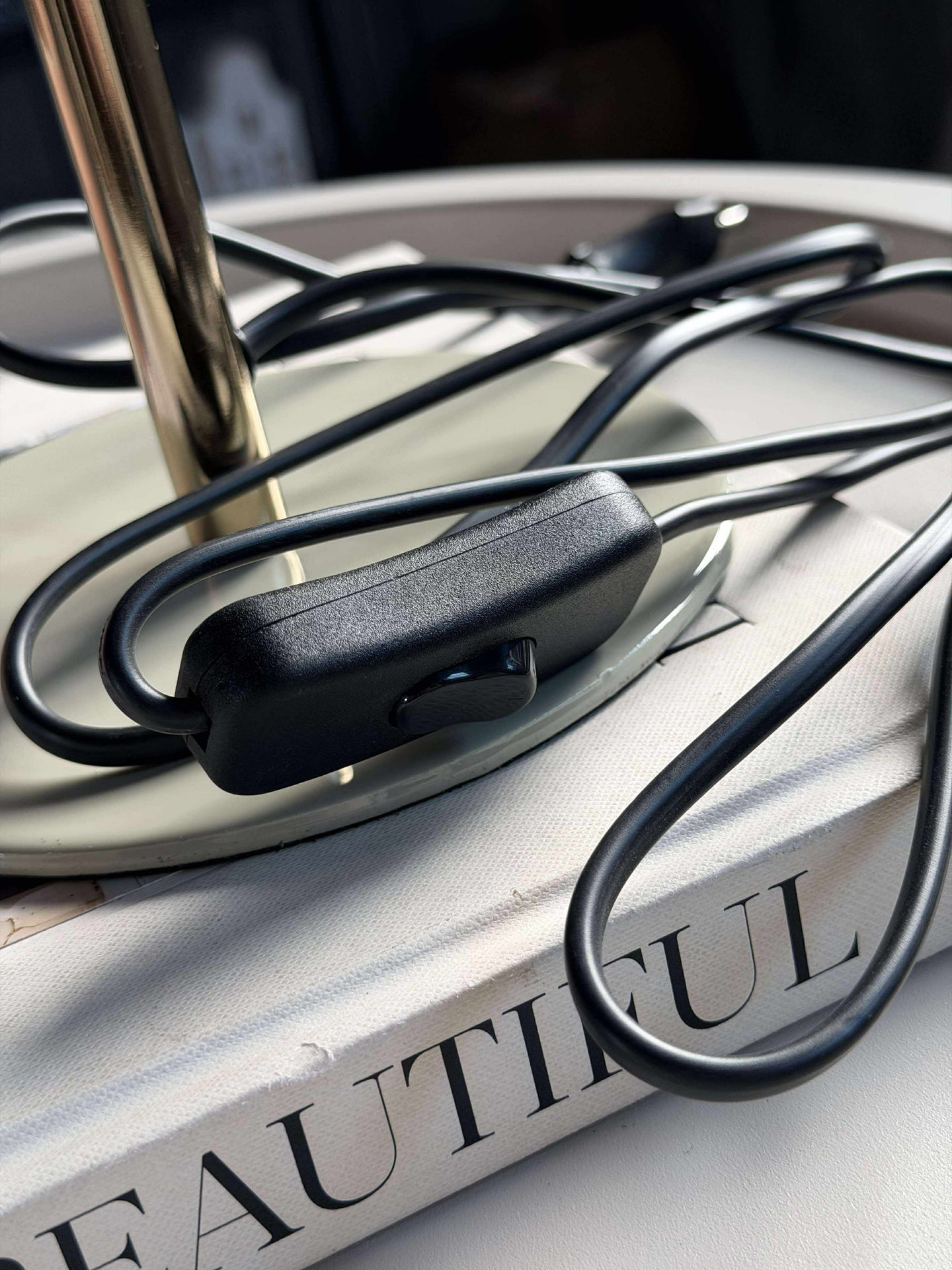 Bordslampa blomma / guld