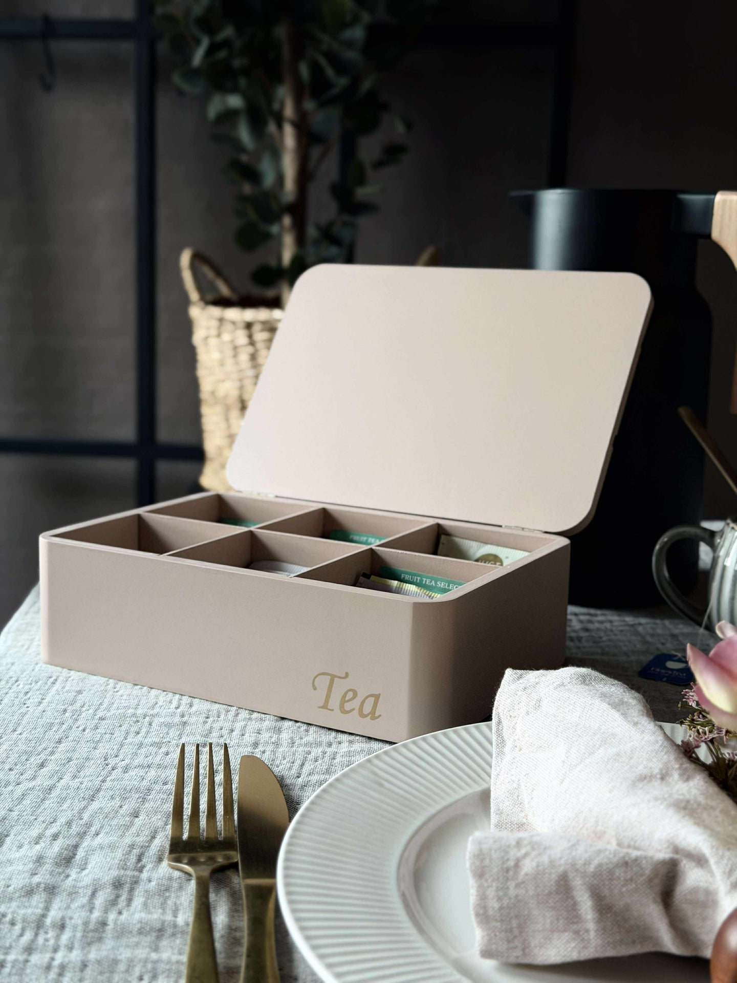 TE-korg - Crème eller Rosa