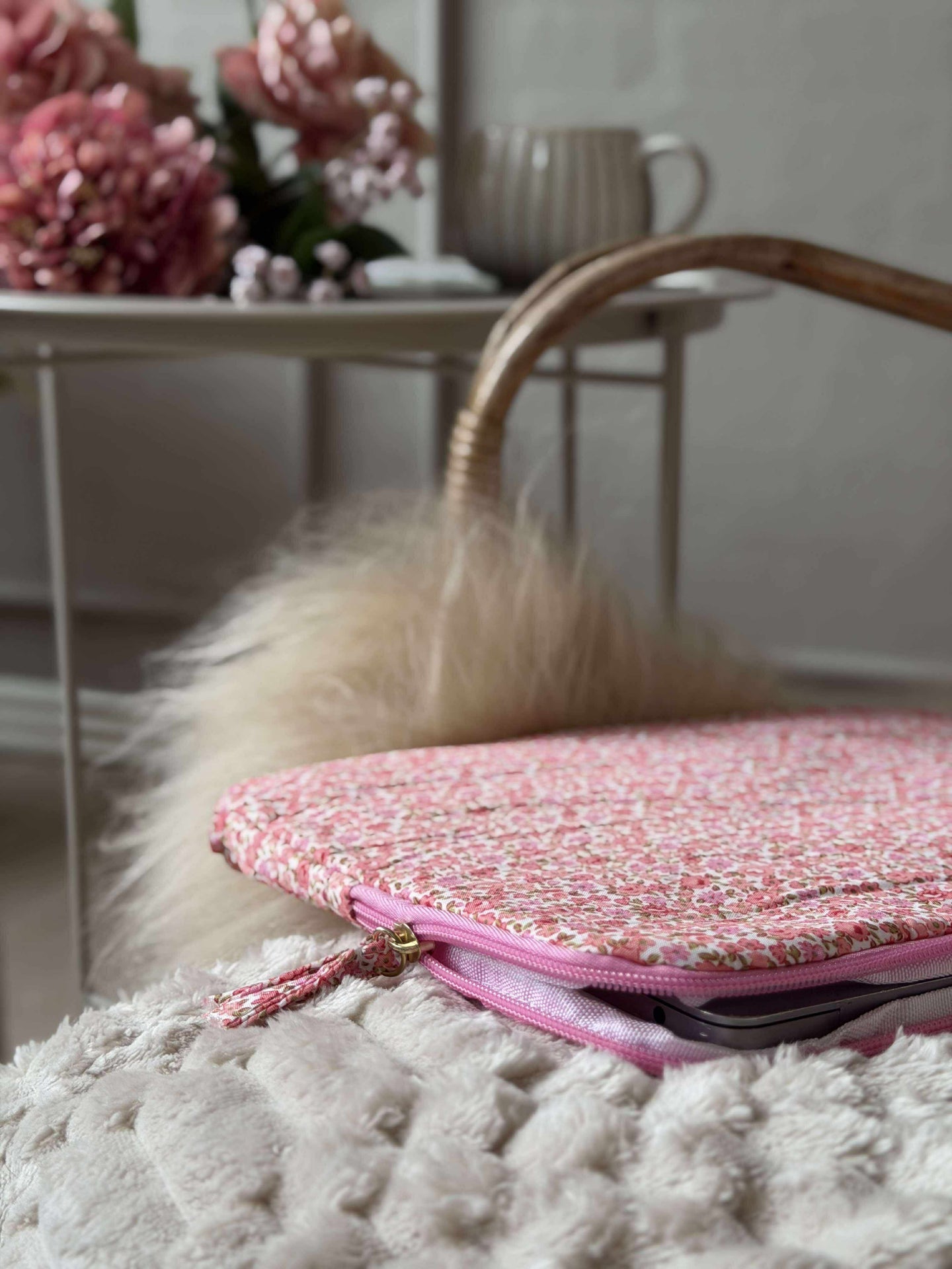 Sleeve till iPad/laptop - Rosa