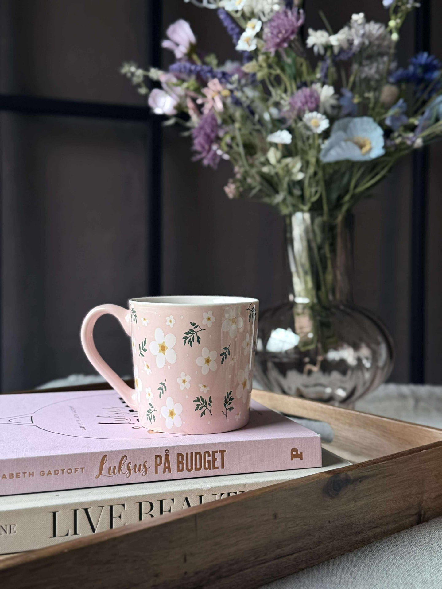 Mugg i fina färger - Flower