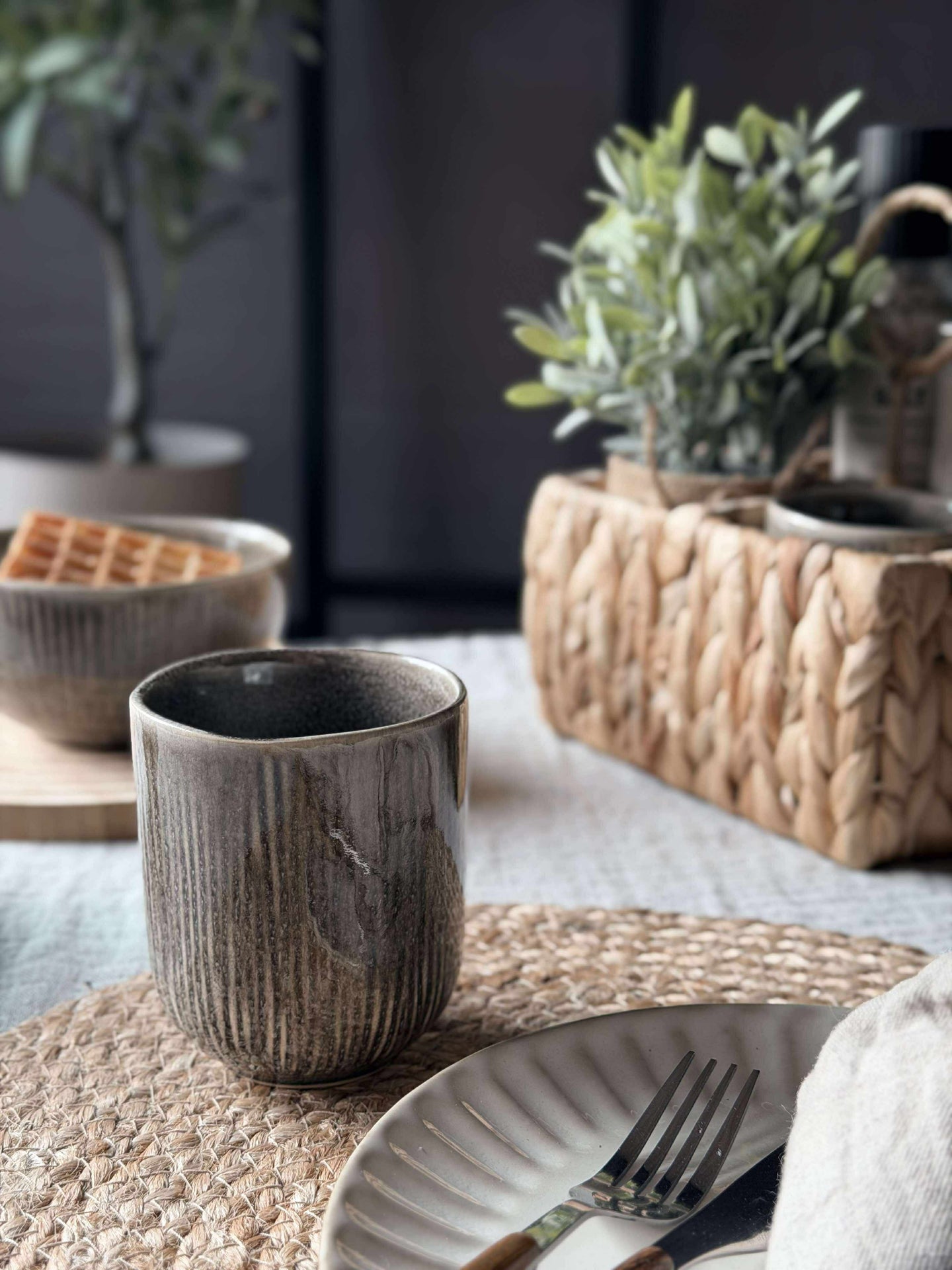 Mugg Lydia keramik - Set med 4 st
