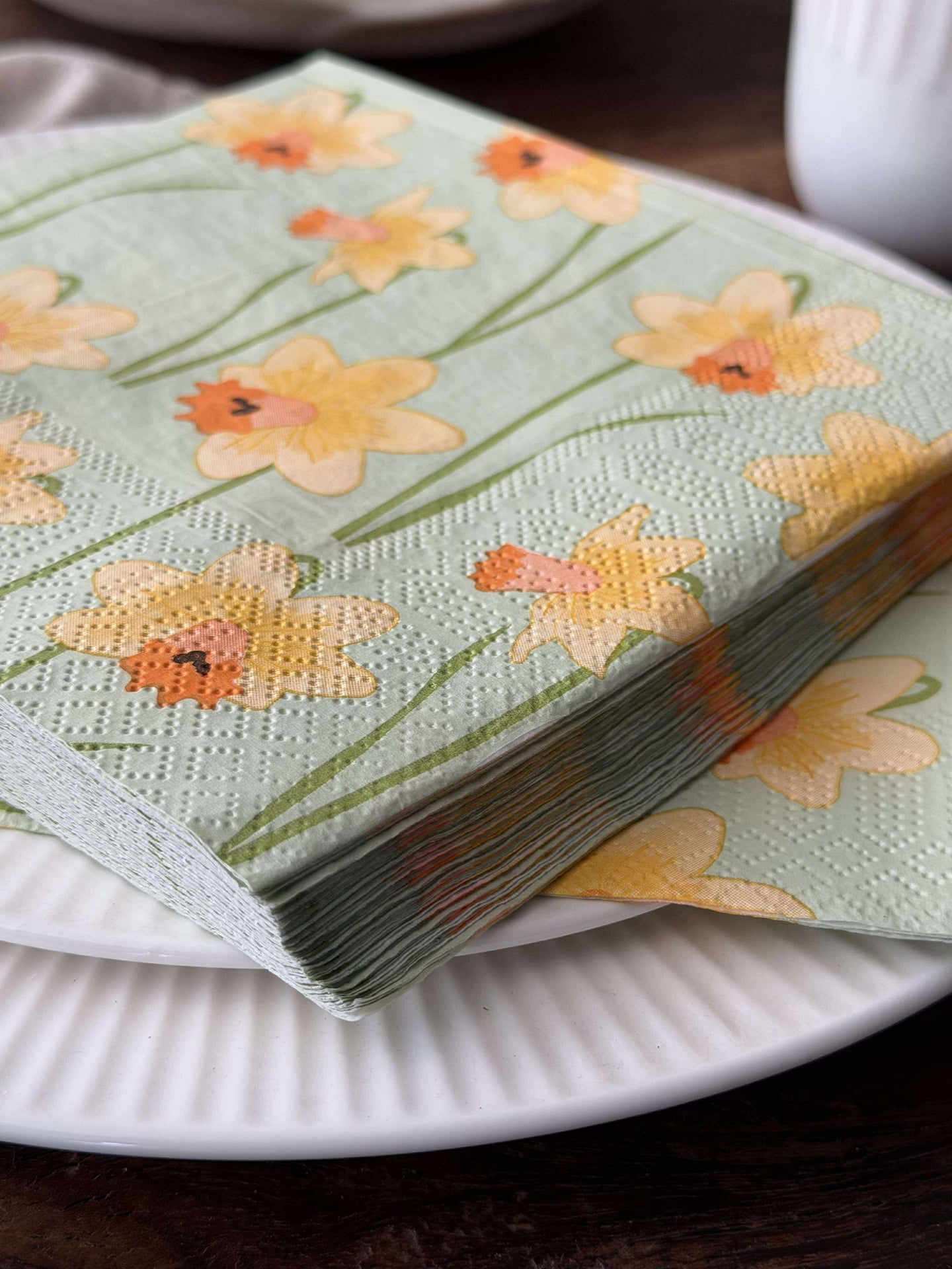 Servetter Påskliljor - 20 st.