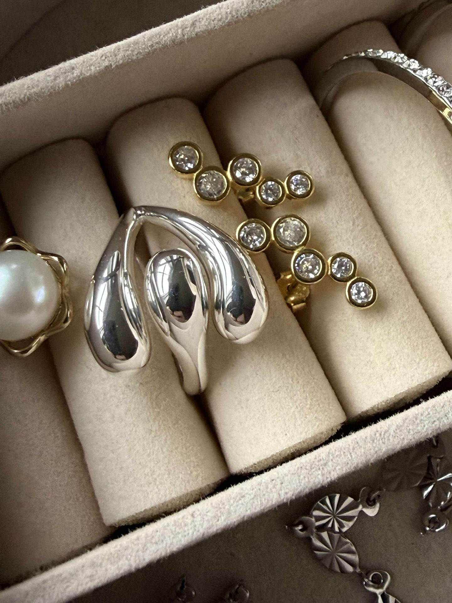 Ring JENNINGS silverbelagd