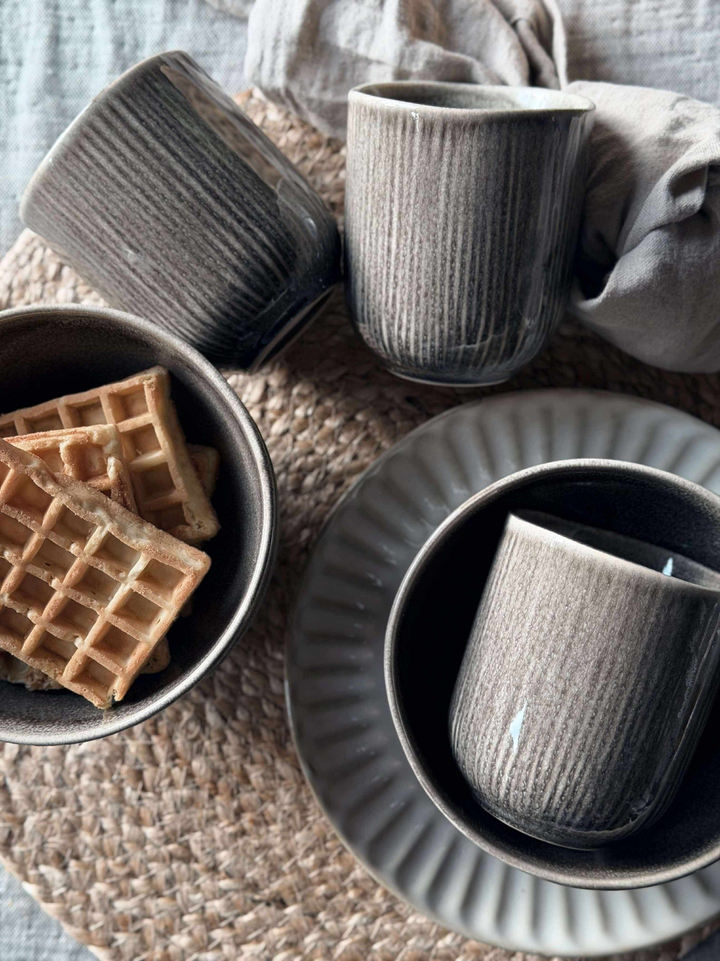 Skål Lydia keramik - Set med 4 st