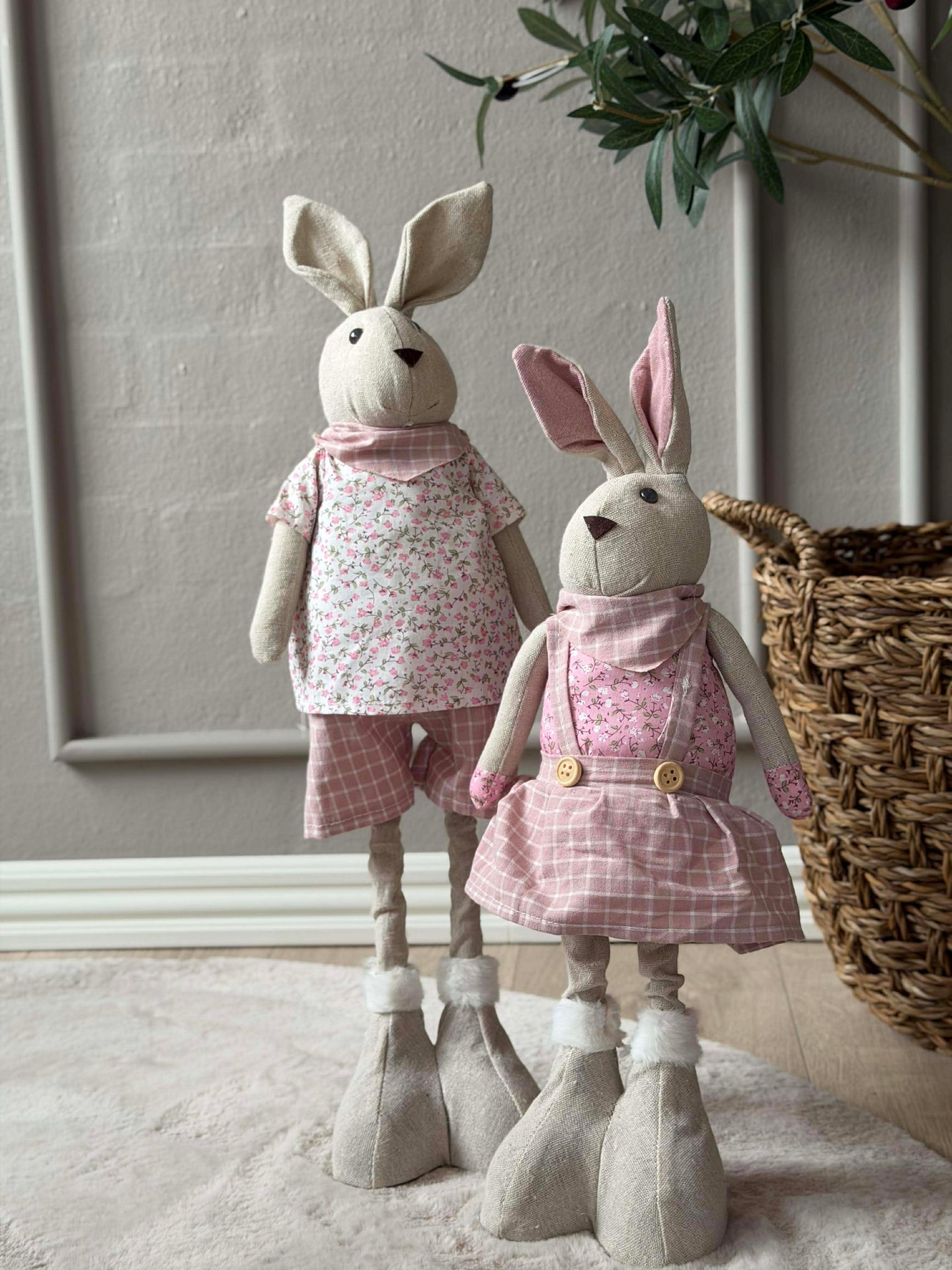 Tygkanin med teleskopben 58 cm - MIX