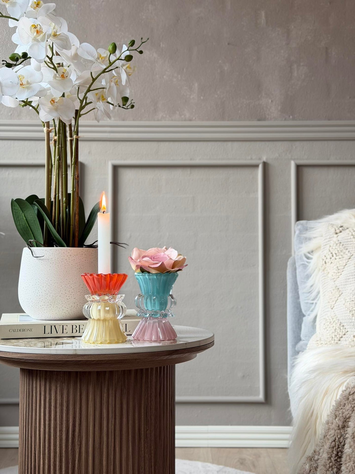 Ljusstake BON Vändbar - MIX