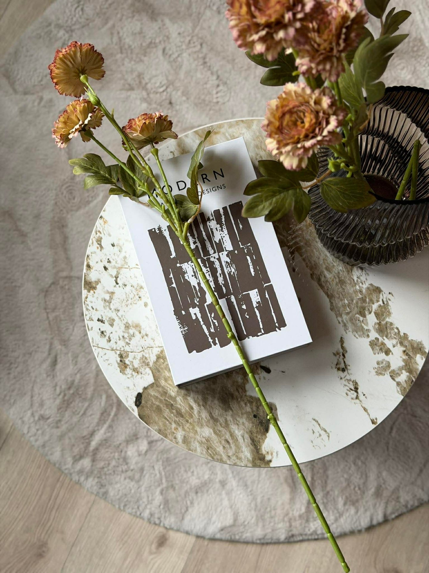 Blomstjälk 70 cm - Brända färger