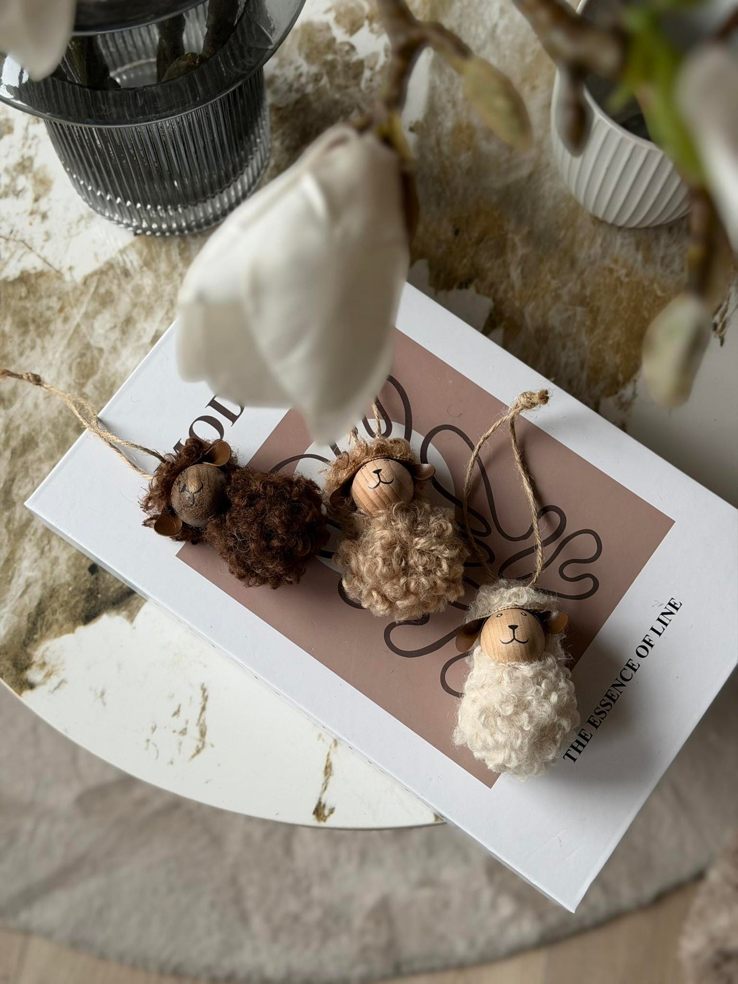 Hängande Fluffy Får - Flera färger