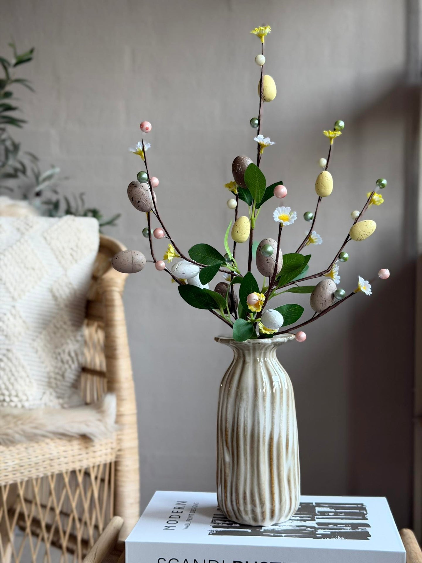 Vas flower - Beige
