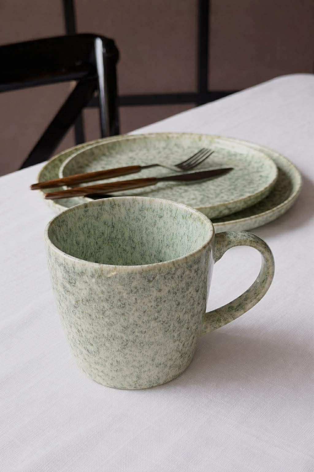 Mugg i stengods – Nordic Moss