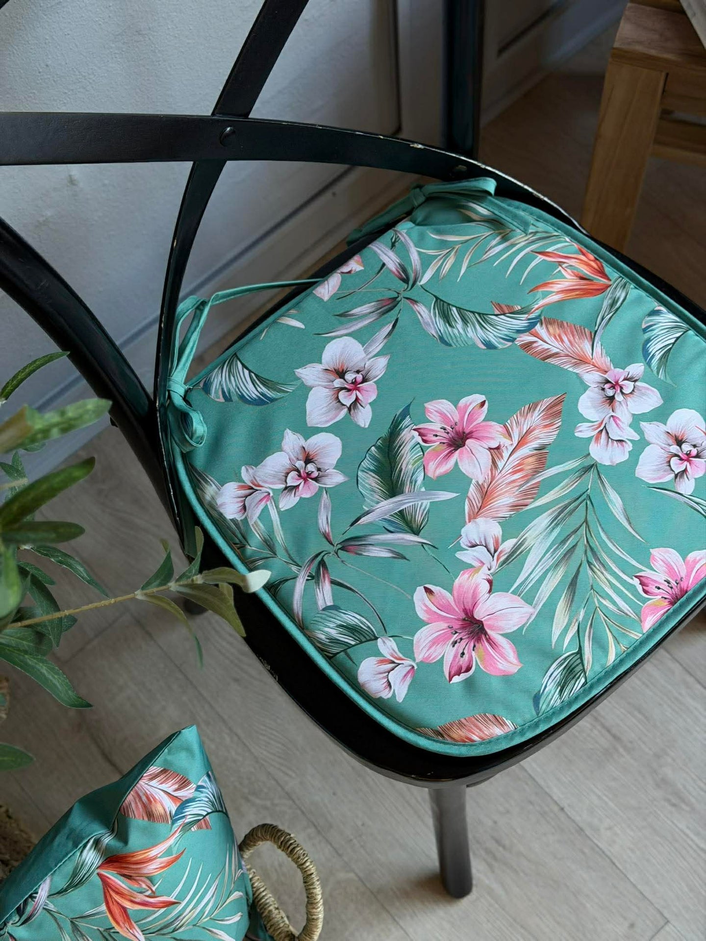 Stolsdyna Bloom - Petrol