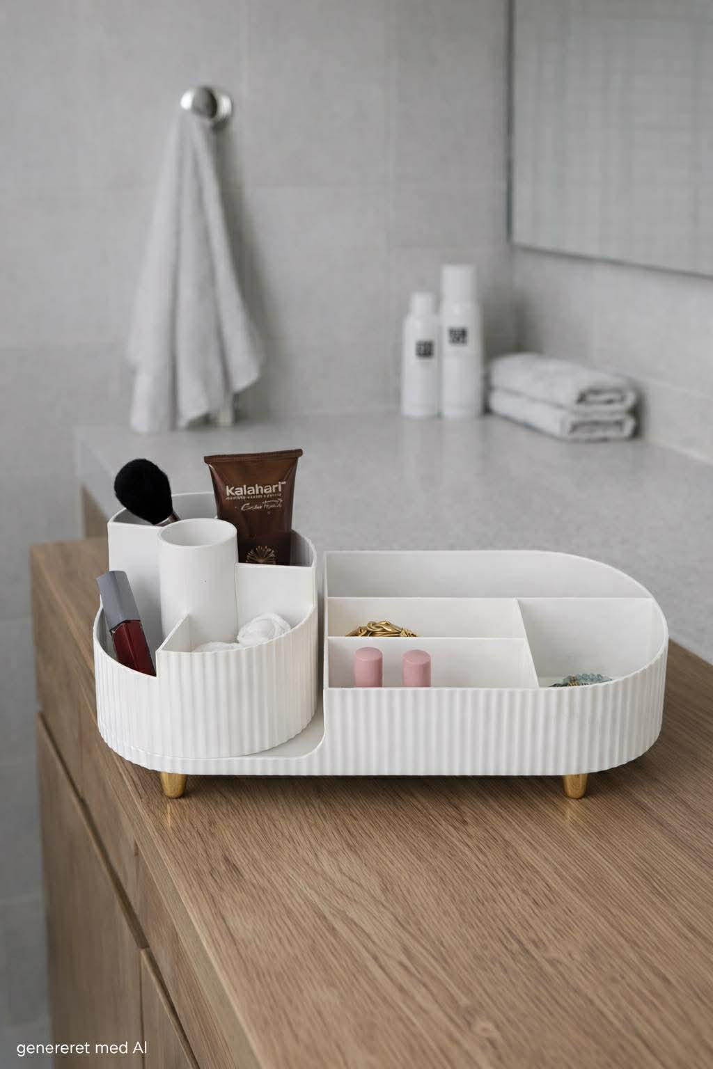 Makeup-organiser 9 fack och vridfunktion