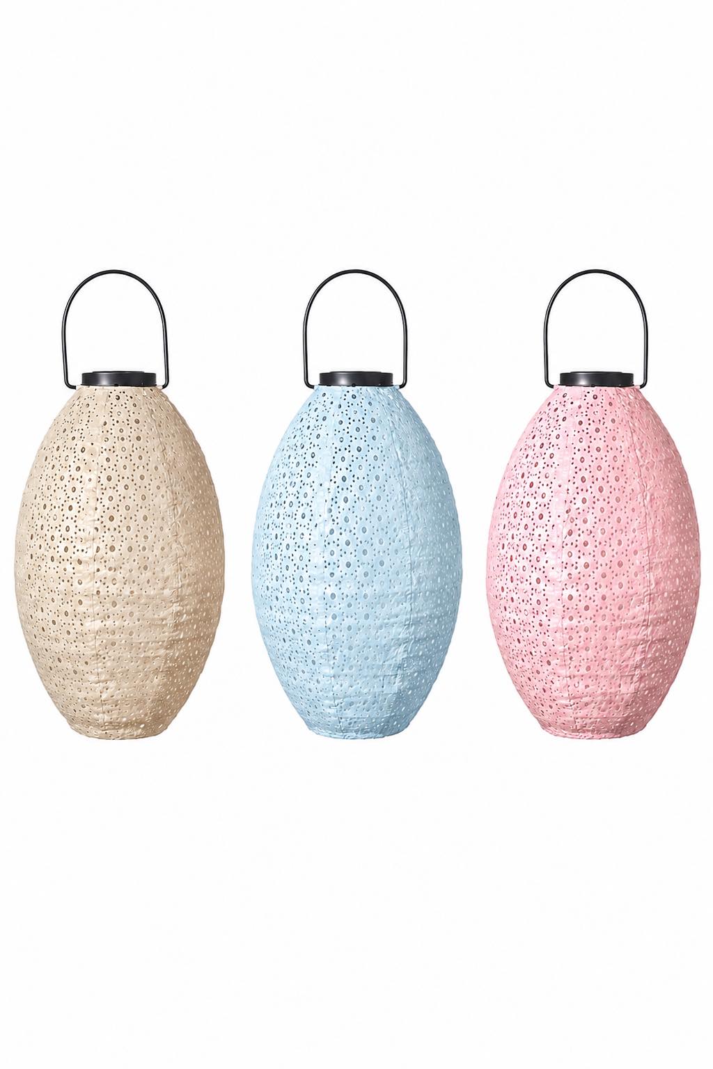 Lampa med solceller - Sand