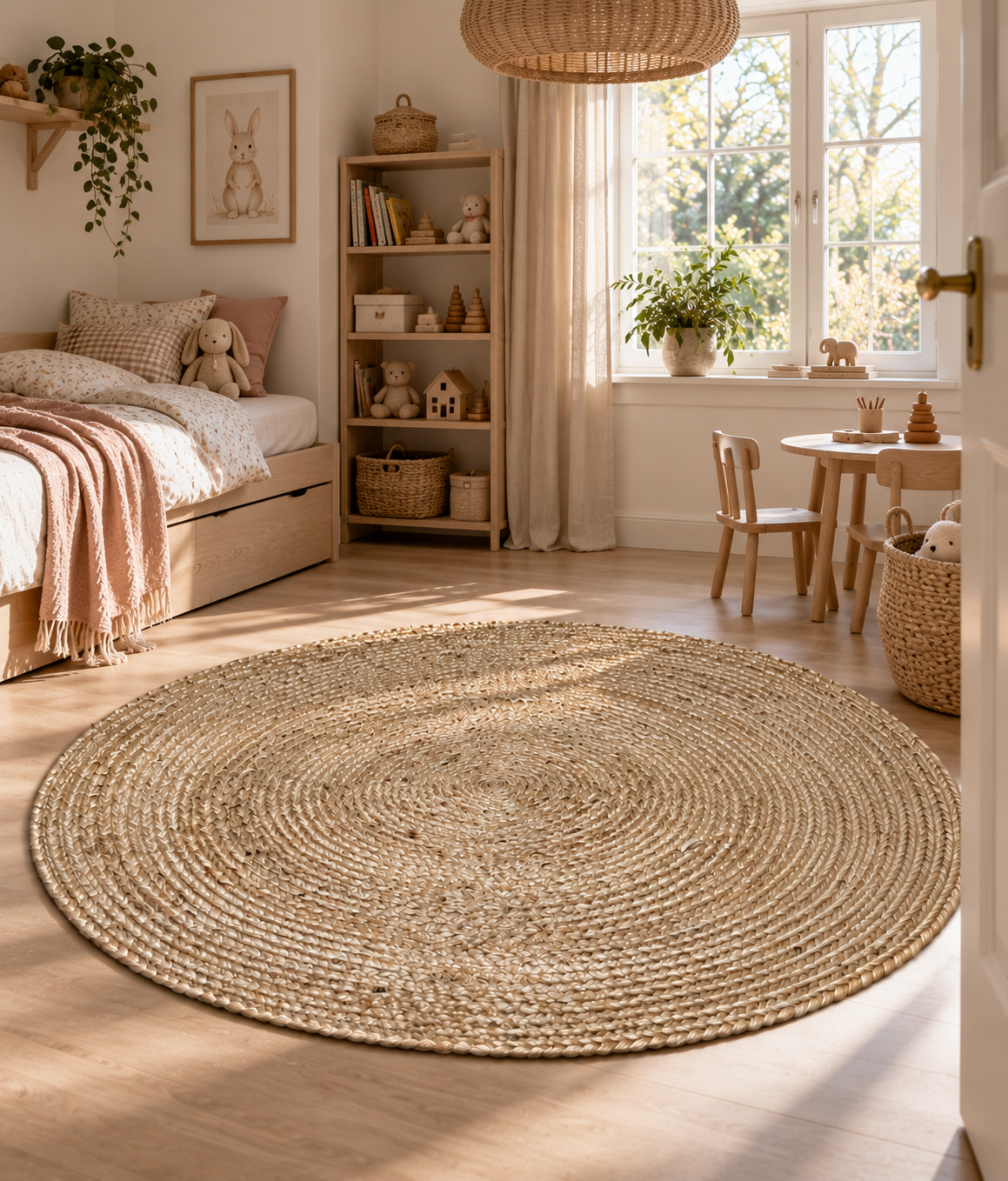 Jute-matta – Ø200cm
