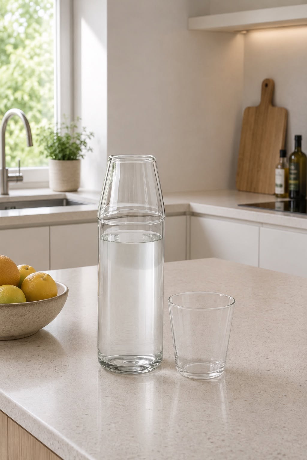 Nine Milk glas + karaff - Klar