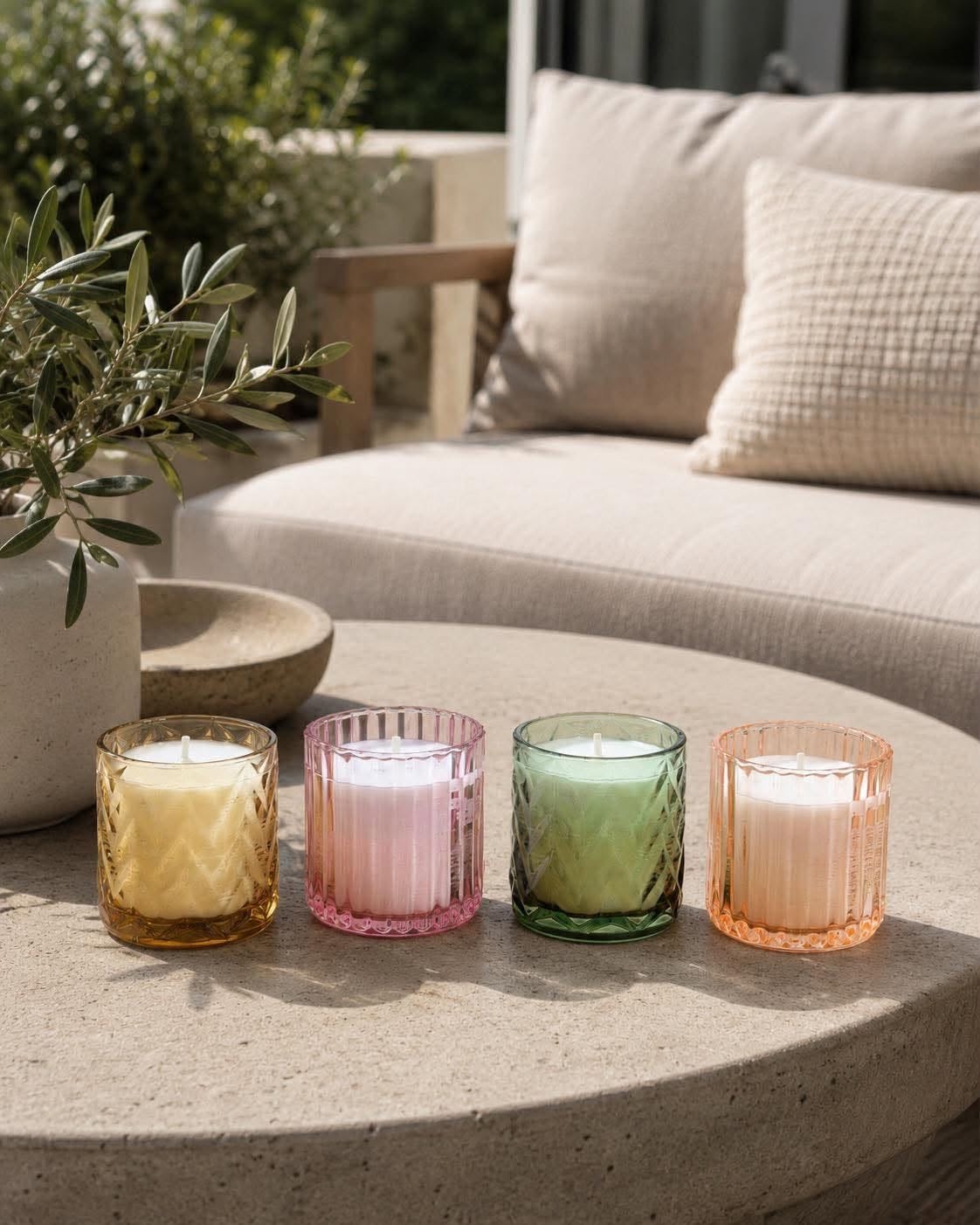 Citronelljus i glas - Color Mix
