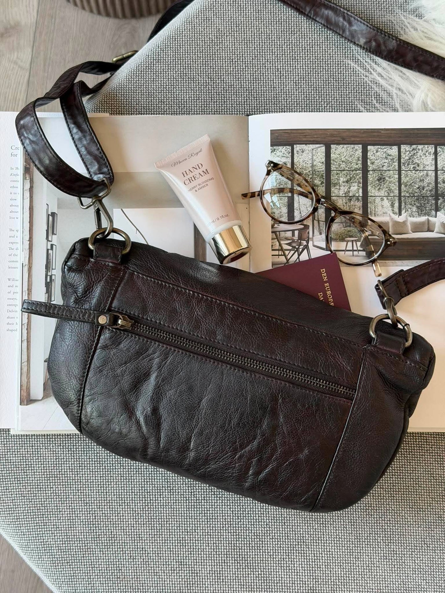 Bumbag - Washed cow brown