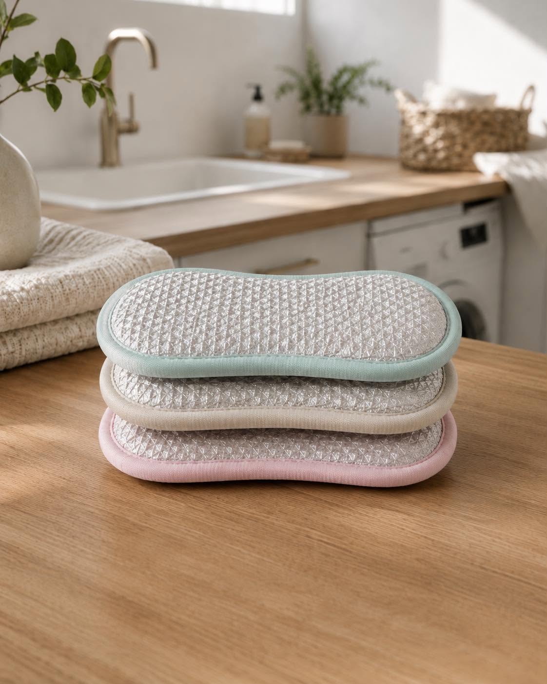 Mikrofibersvampar - Paket med 3 st