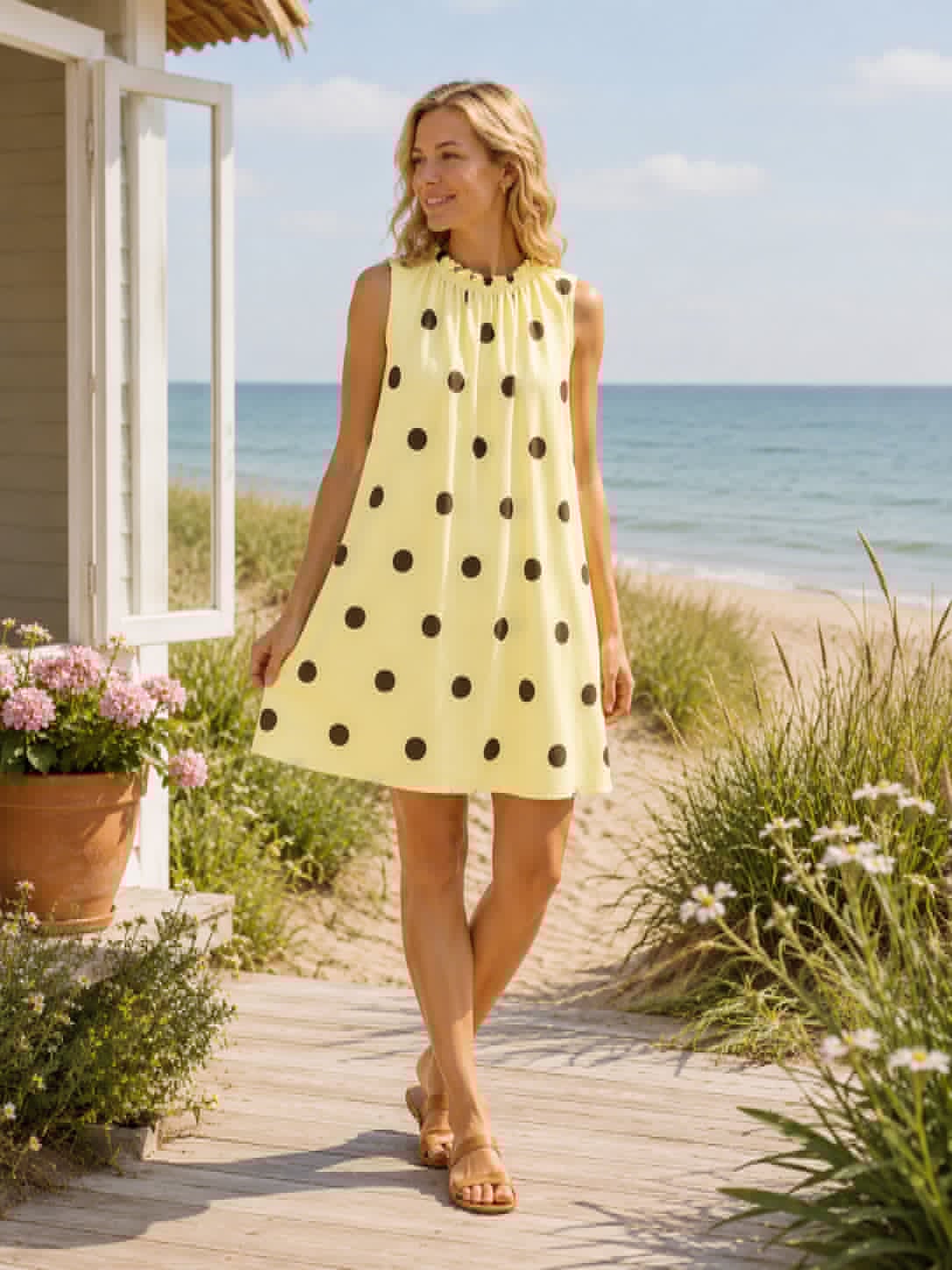 Klänning Luppa yellow
