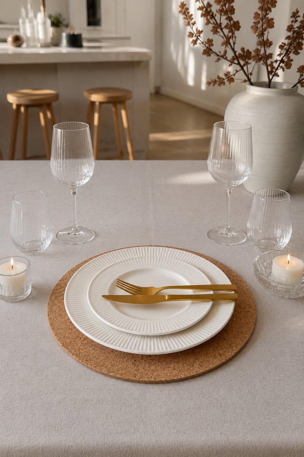 Bordstablett kork – Dia 35cm