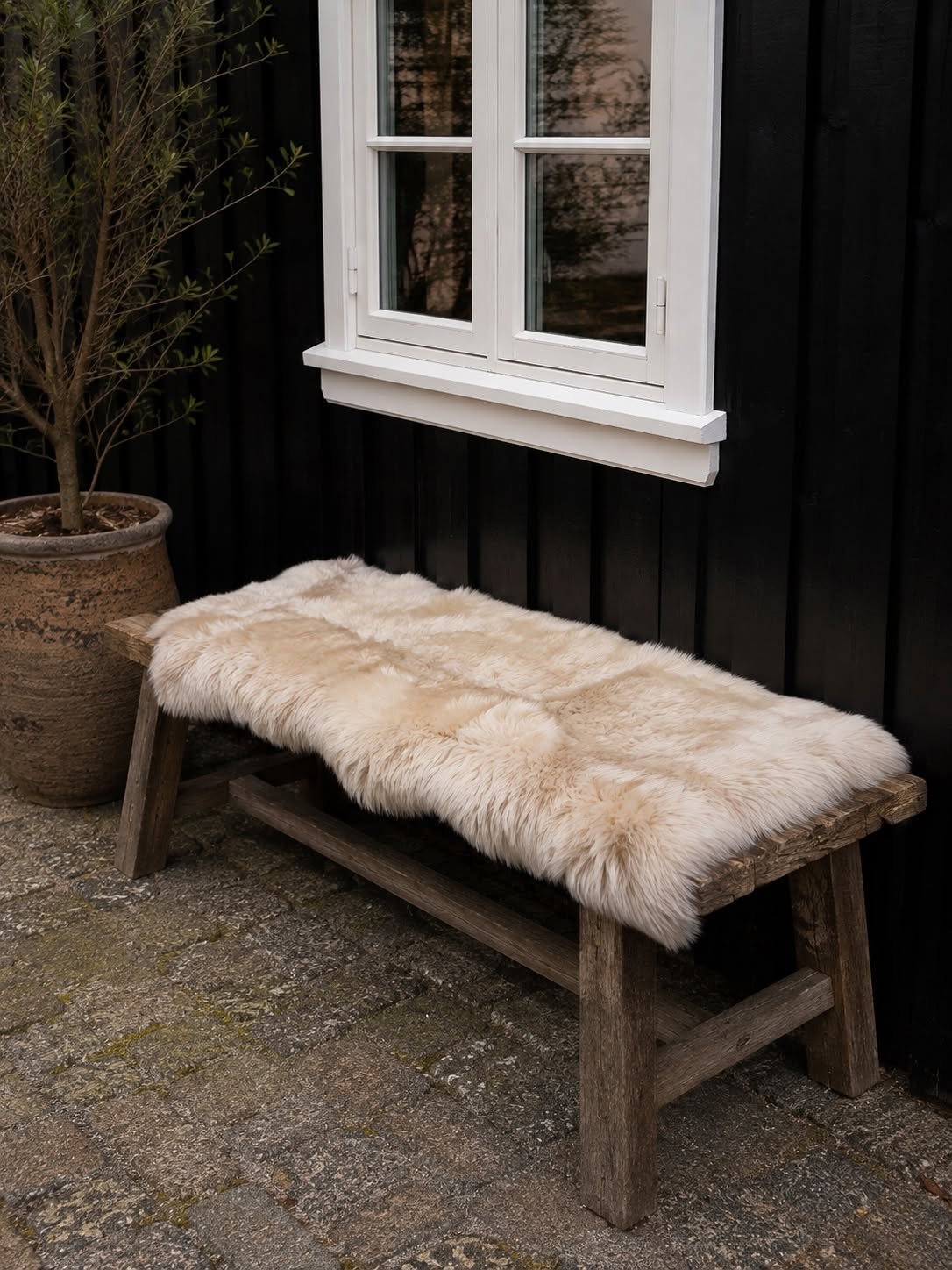 Fårskinnsmatta 70x140 - Linen
