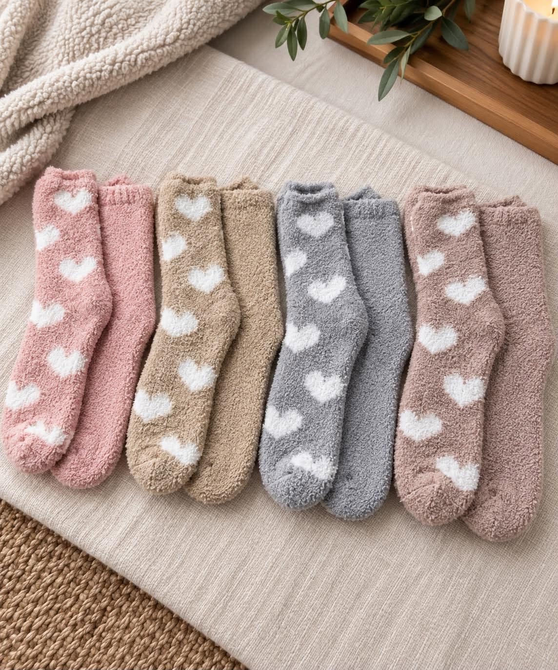 Strumpor COZY - Hjärta MIX