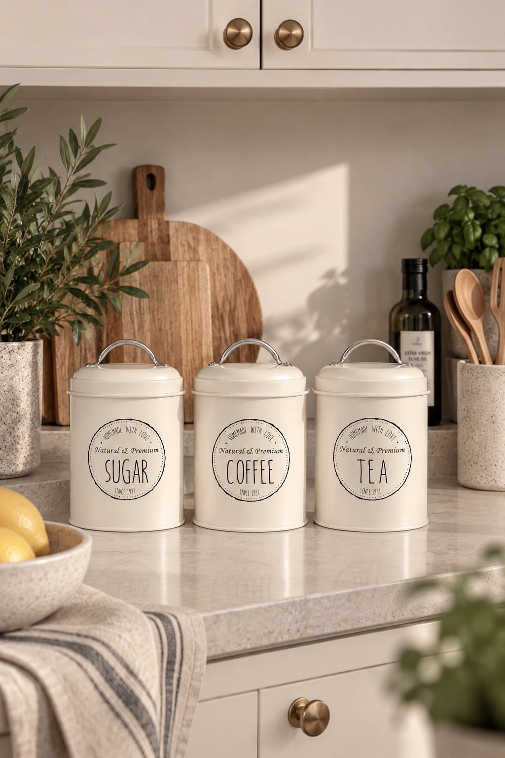 Burkar Creme - Set om 3 st