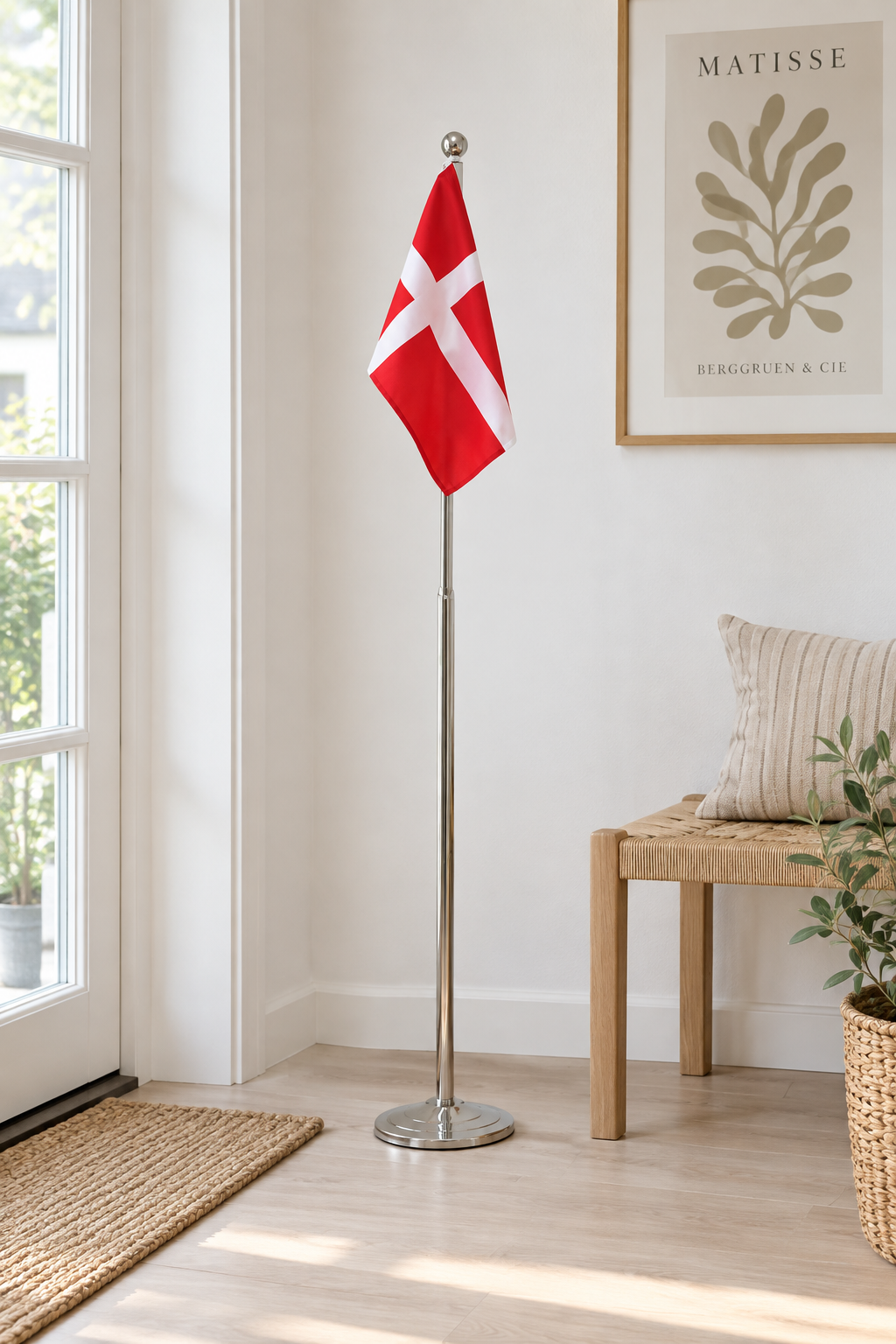 Flagga Dannebrog - Str. 108-192 cm