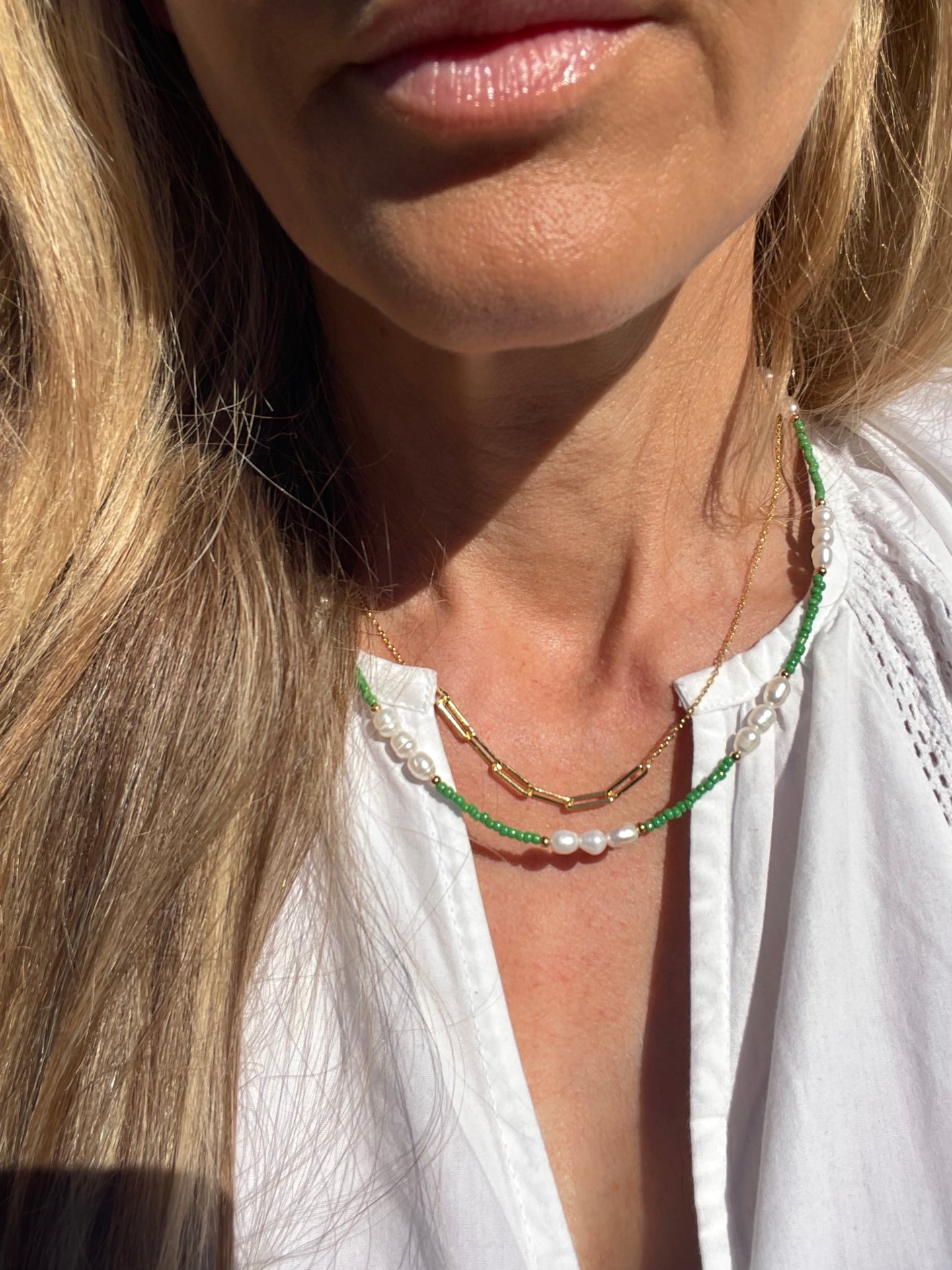 Halsband Kira m. Sötvattenspärlor