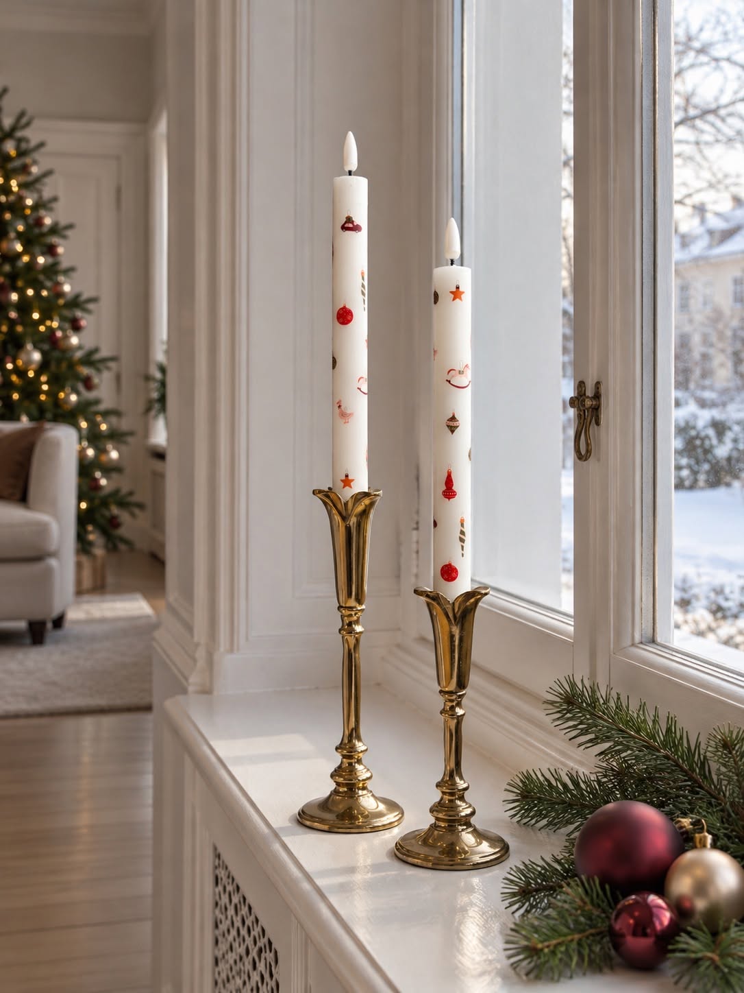 Kronljus jul – med julmotiv