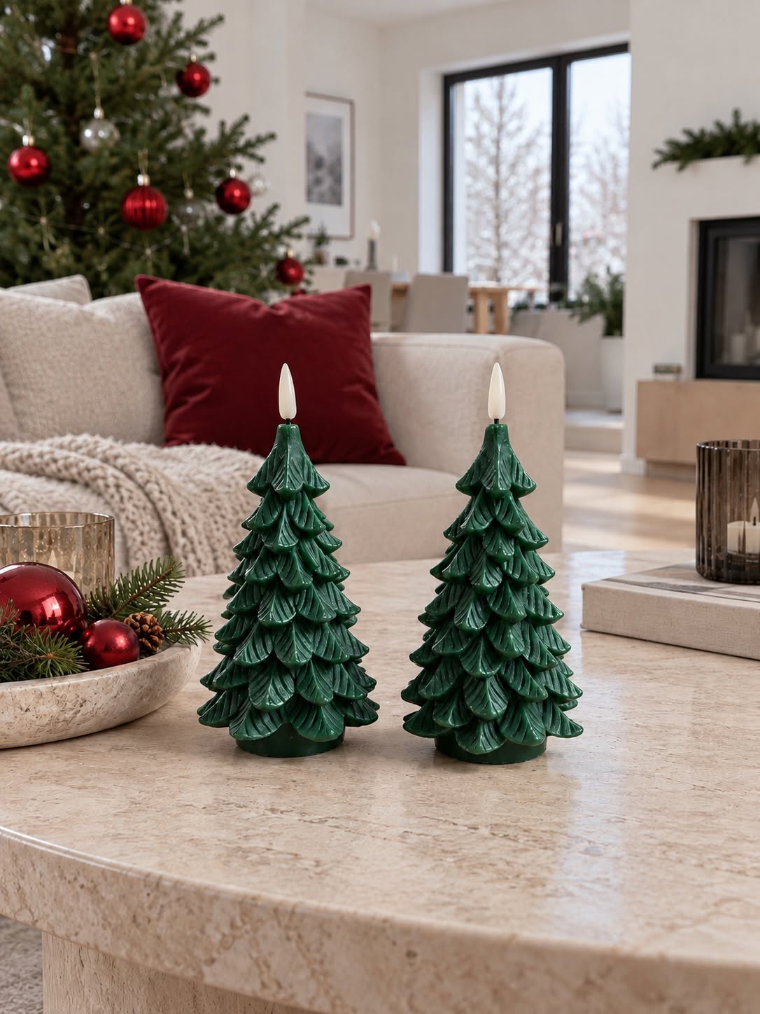 LED-julgranar - 2 st