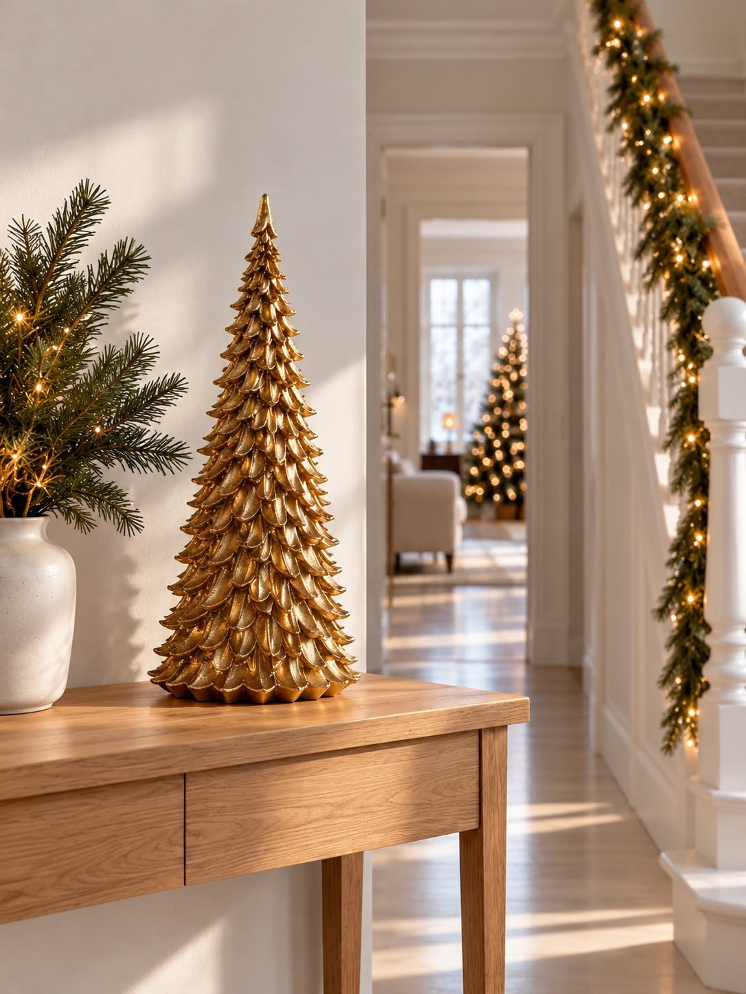 Julgran guld – polyresin