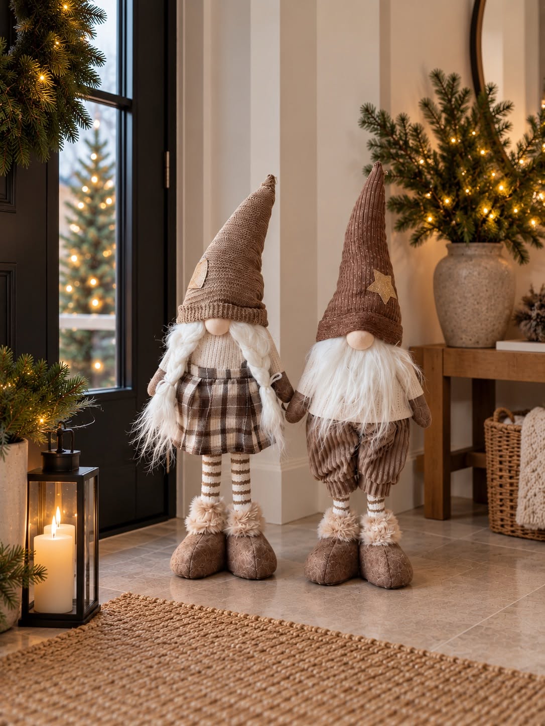 Tomtar – rutiga julfigurer