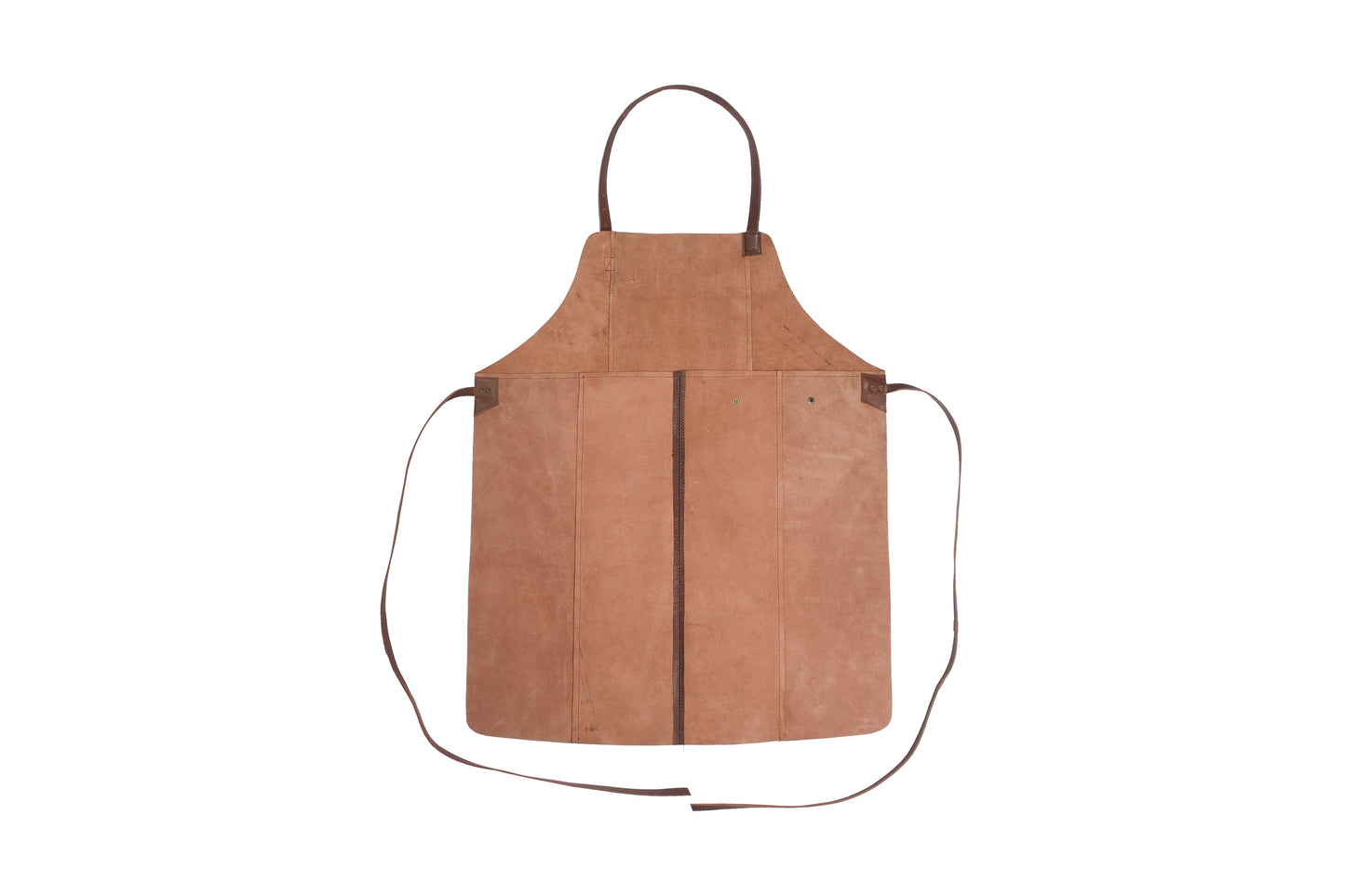 Skinnförkläde Faust – Dark brown