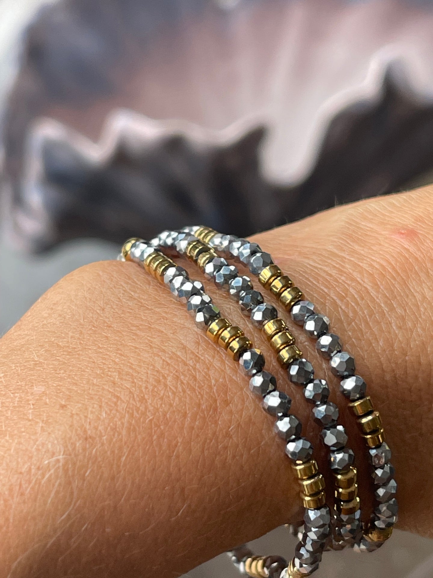 Armband Merle – Silverfärgat/Gyllene 1 st