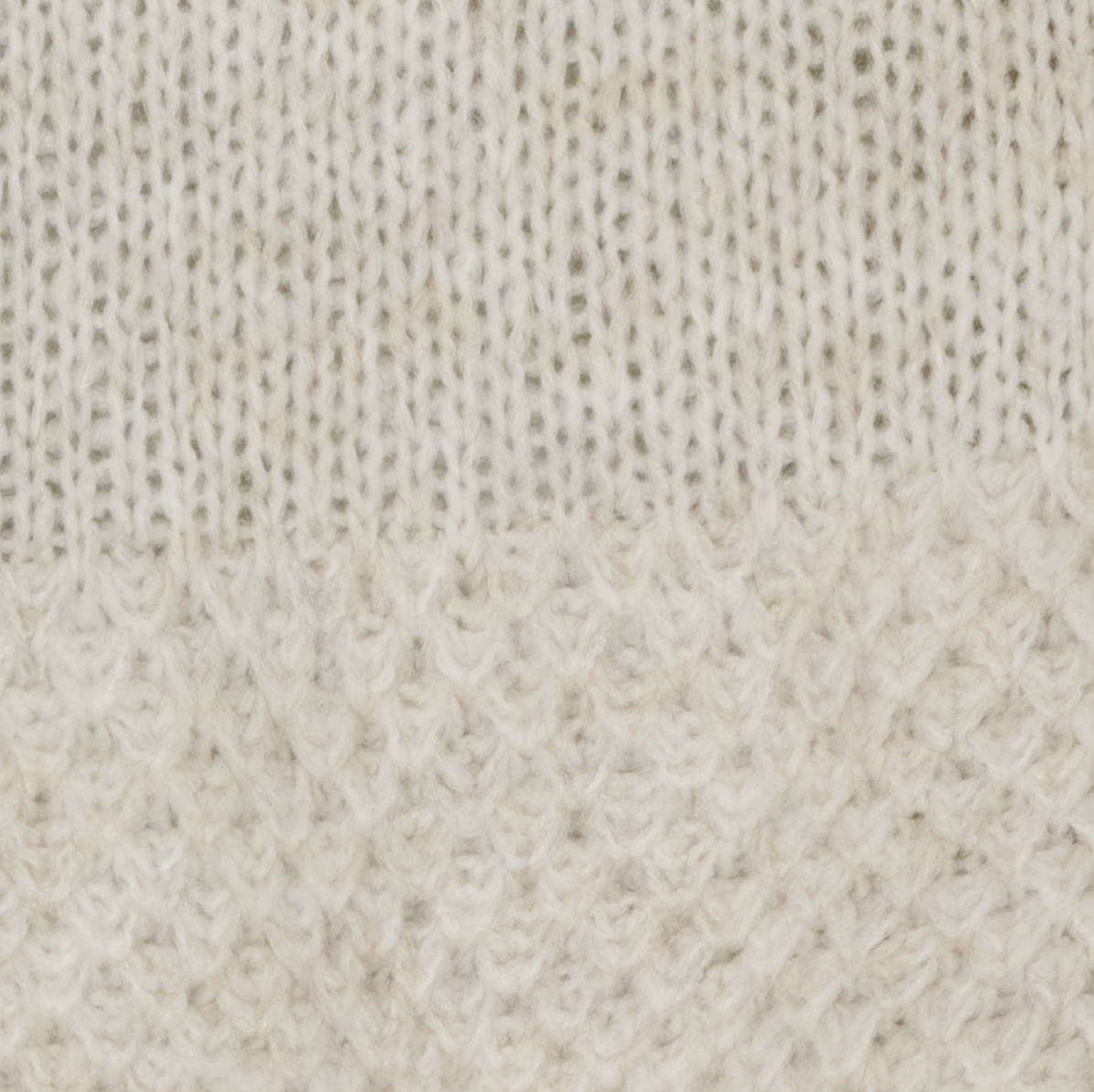Stickad Celeste Creme