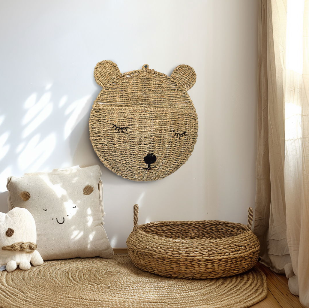 Hängkorg Teddy Natur