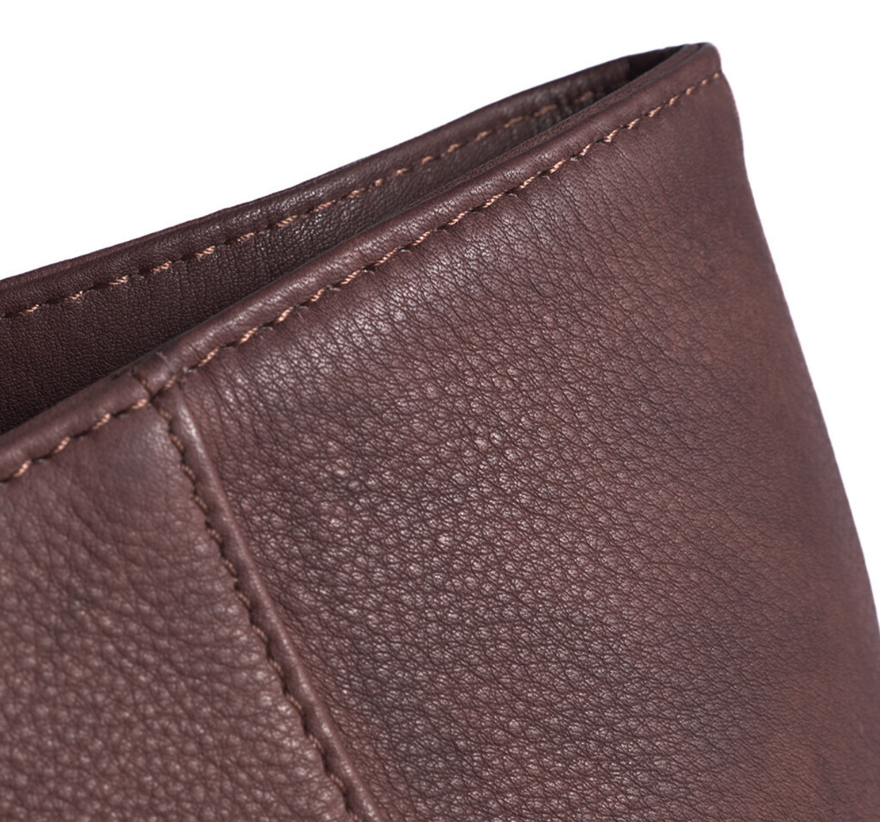 Shopper Aura – Brunt läder